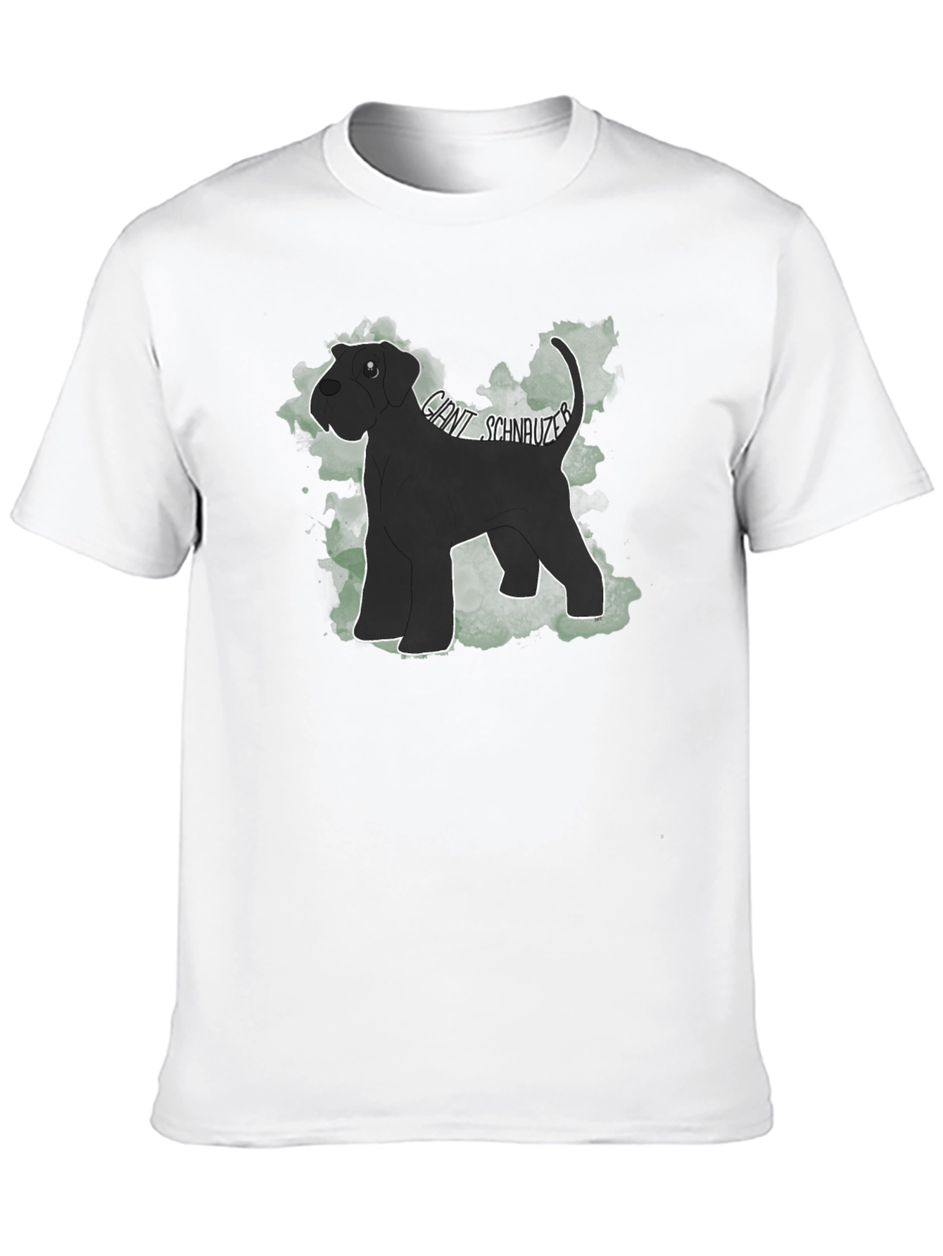 Giant Schnauzer Dog T-Shirt - Black Tee