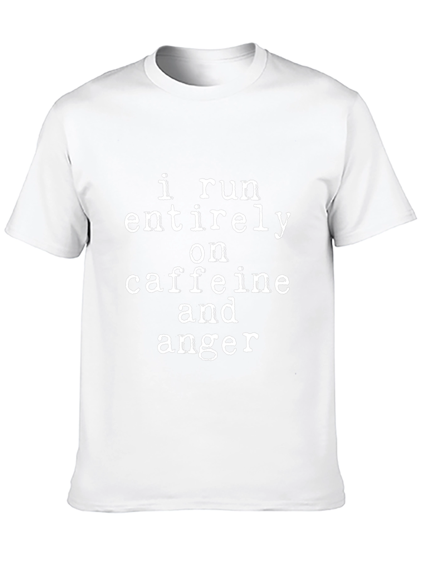 Caffeine & Anger T-Shirt - Funny Slogan Tee
