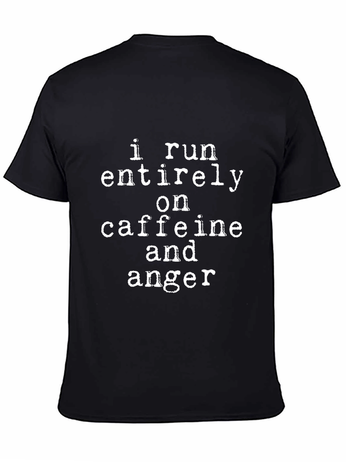Caffeine & Anger T-Shirt - Funny Slogan Tee