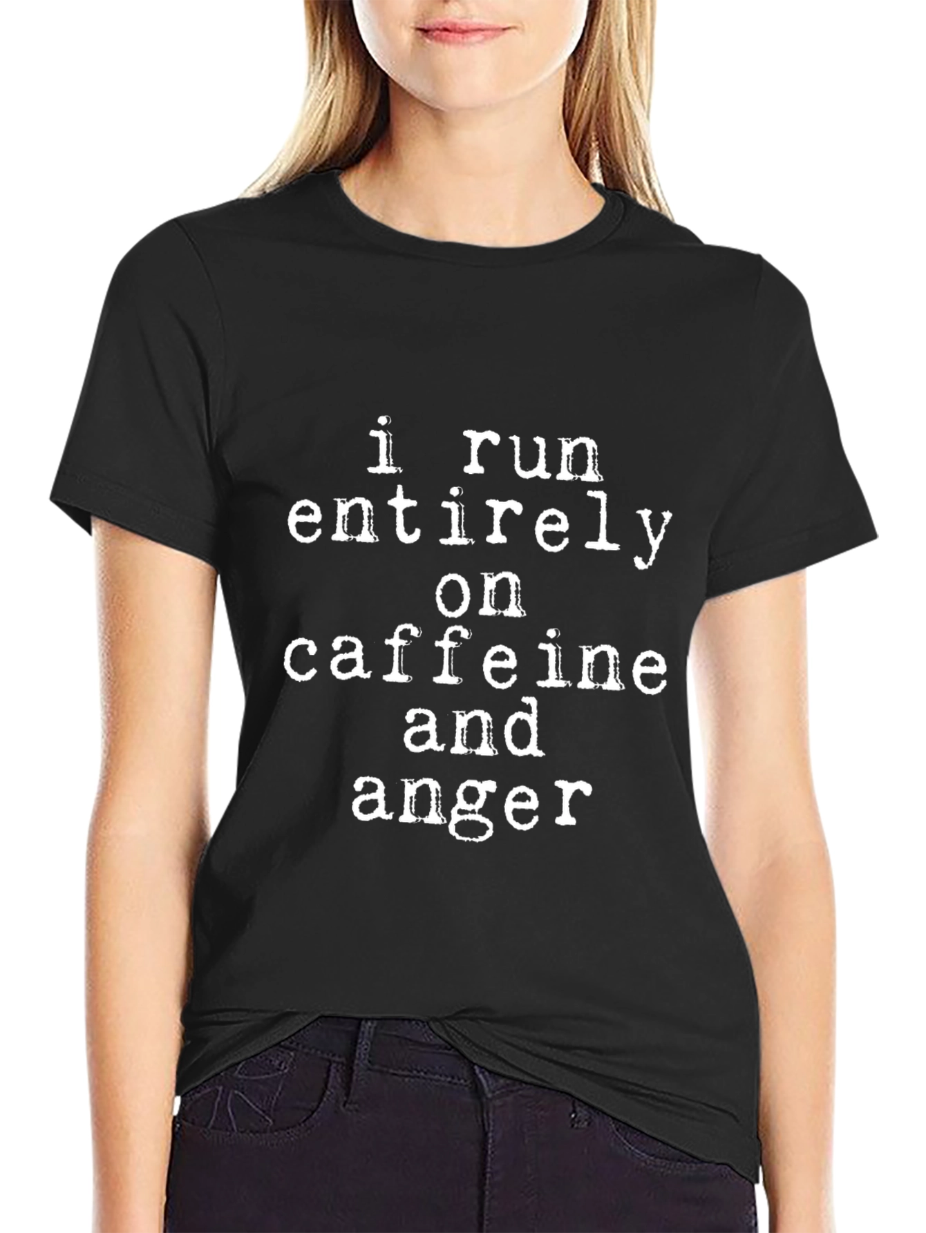 Caffeine & Anger T-Shirt - Funny Slogan Tee