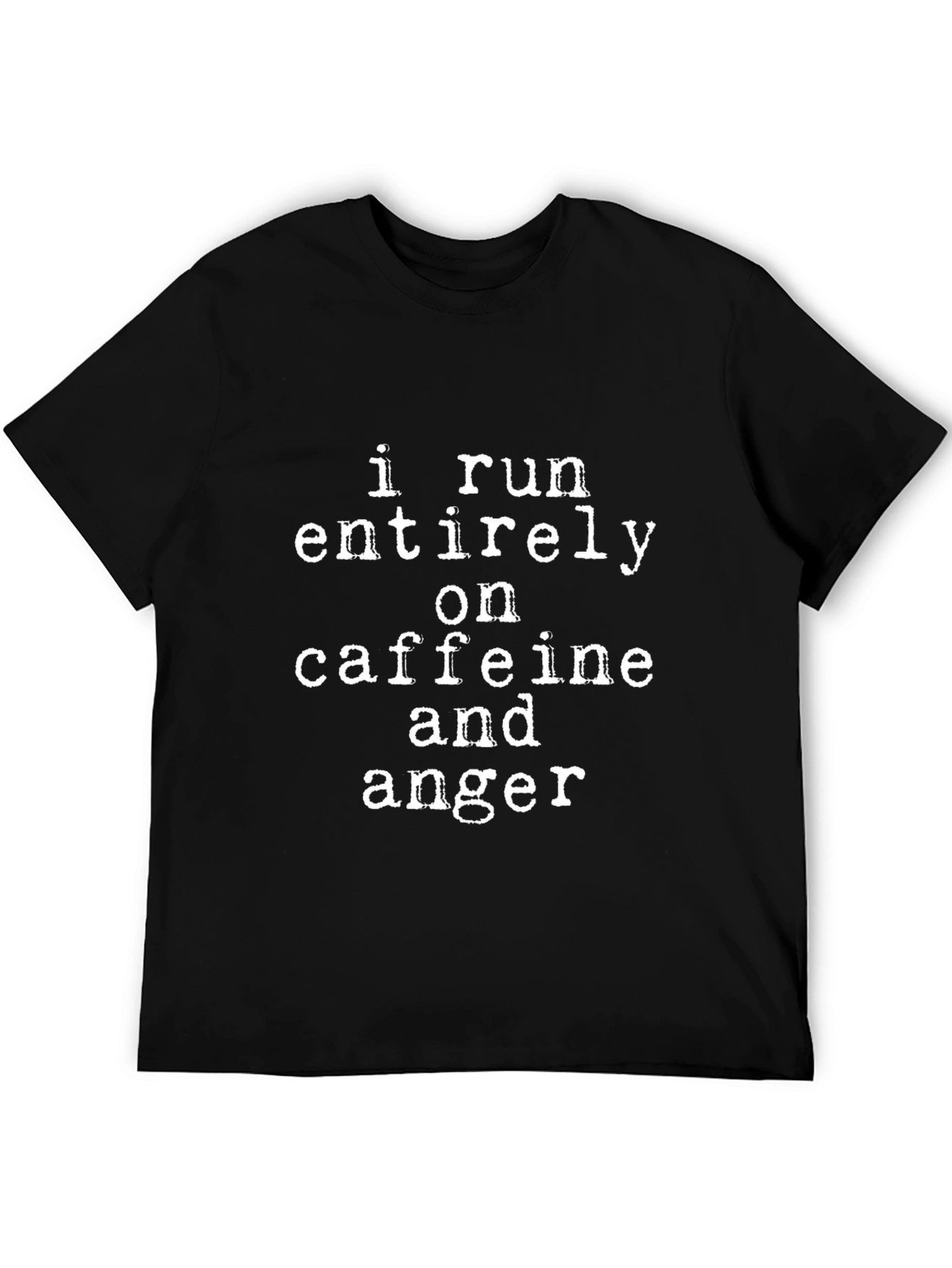 Caffeine & Anger T-Shirt - Funny Slogan Tee