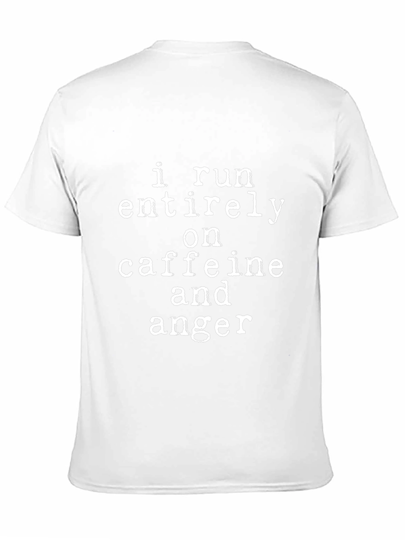 Caffeine & Anger T-Shirt - Funny Slogan Tee