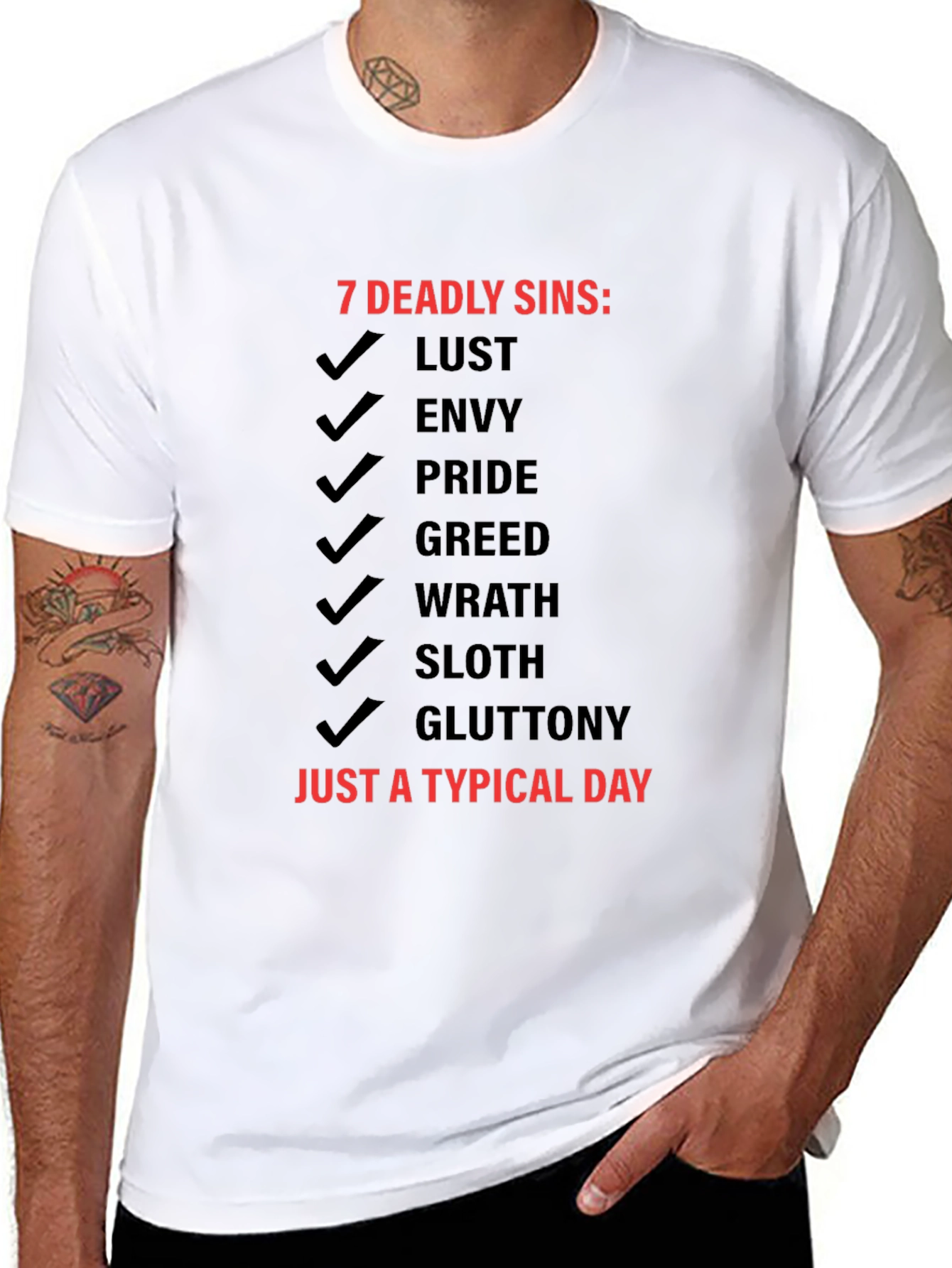 7 Deadly Sins T-Shirt - Typical Day