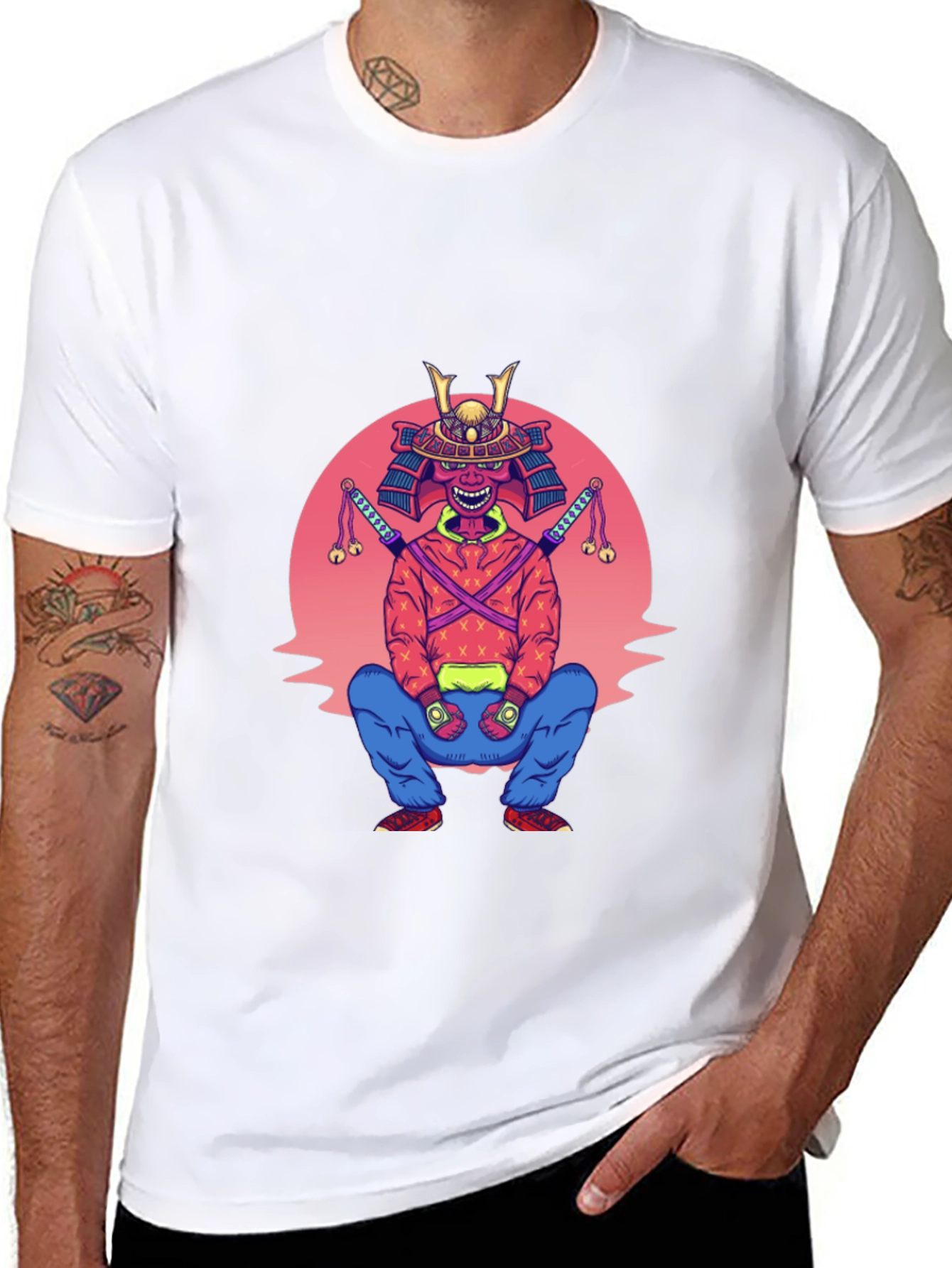 Samurai Graphic T-Shirt - Unique Streetwear Design