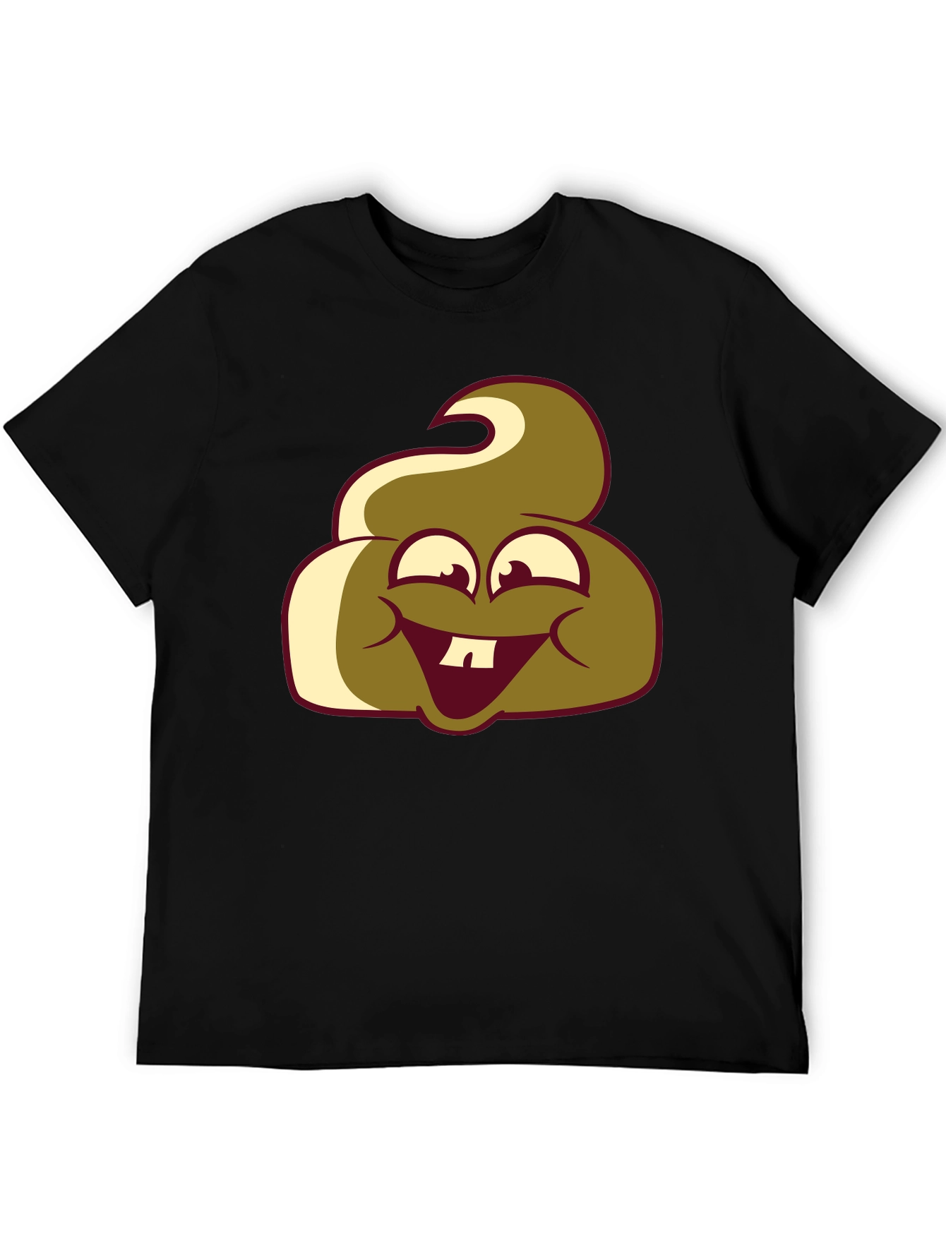 Funny Poop Emoji Graphic T-Shirt
