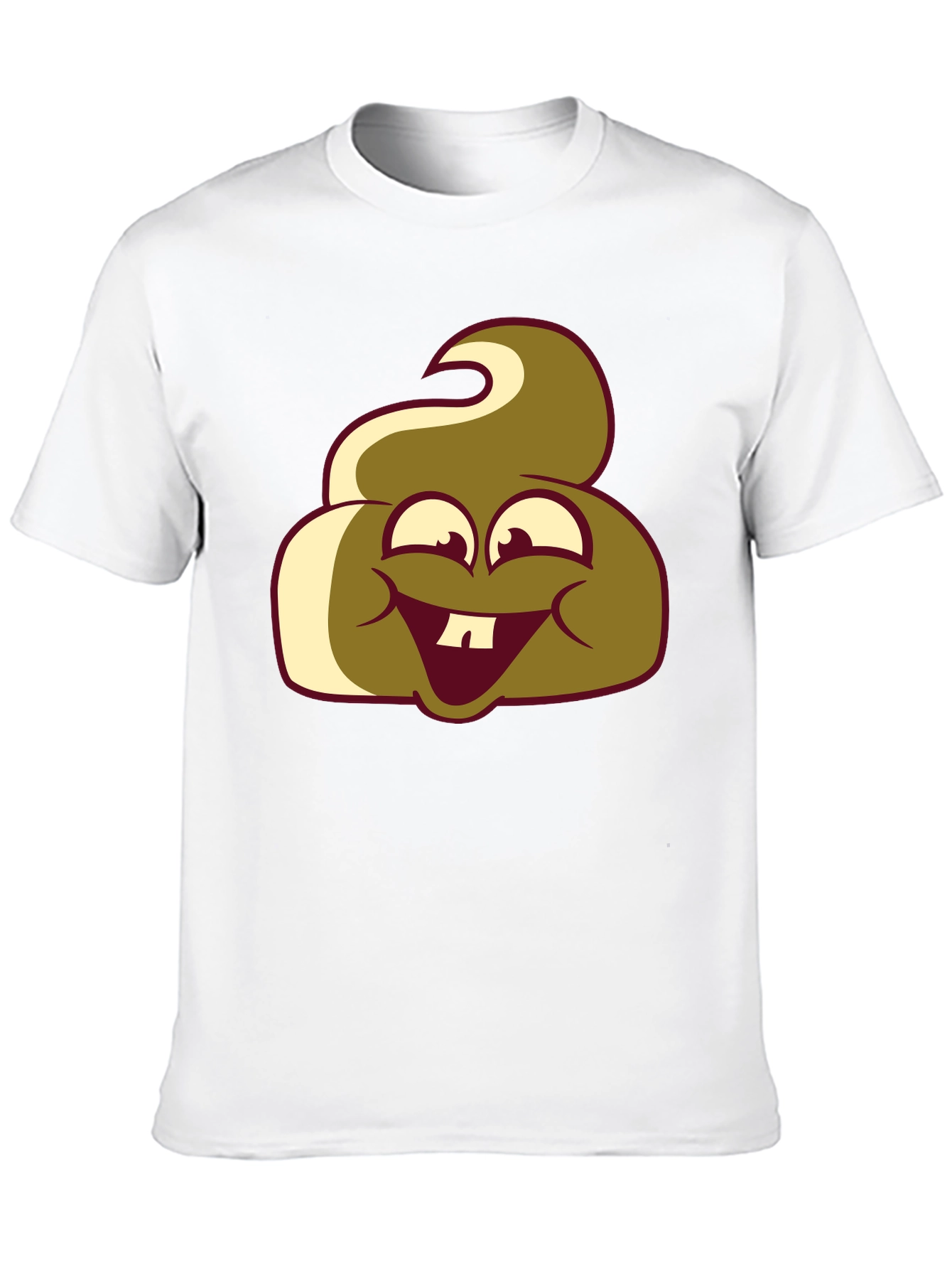 Funny Poop Emoji Graphic T-Shirt