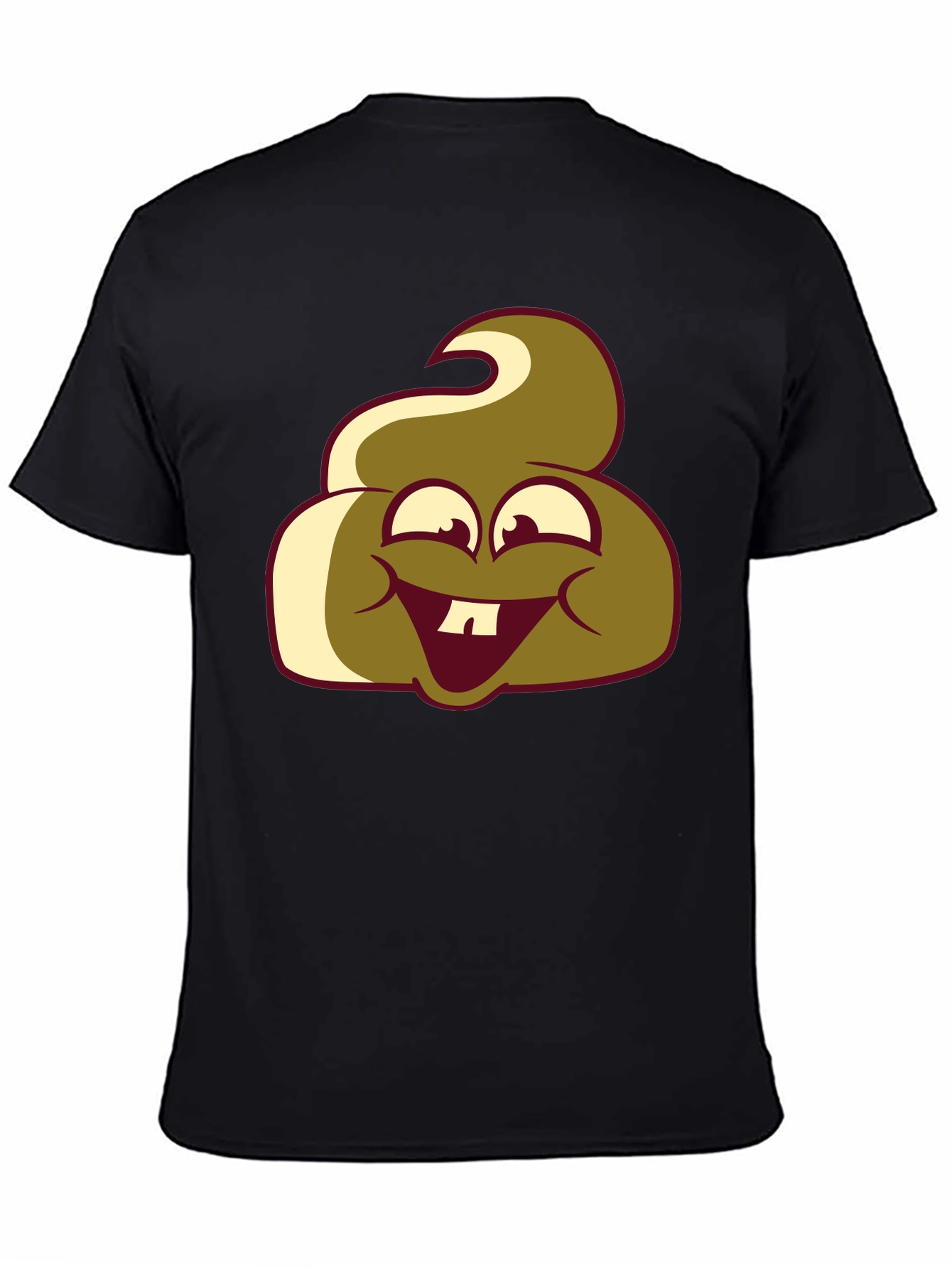 Funny Poop Emoji Graphic T-Shirt