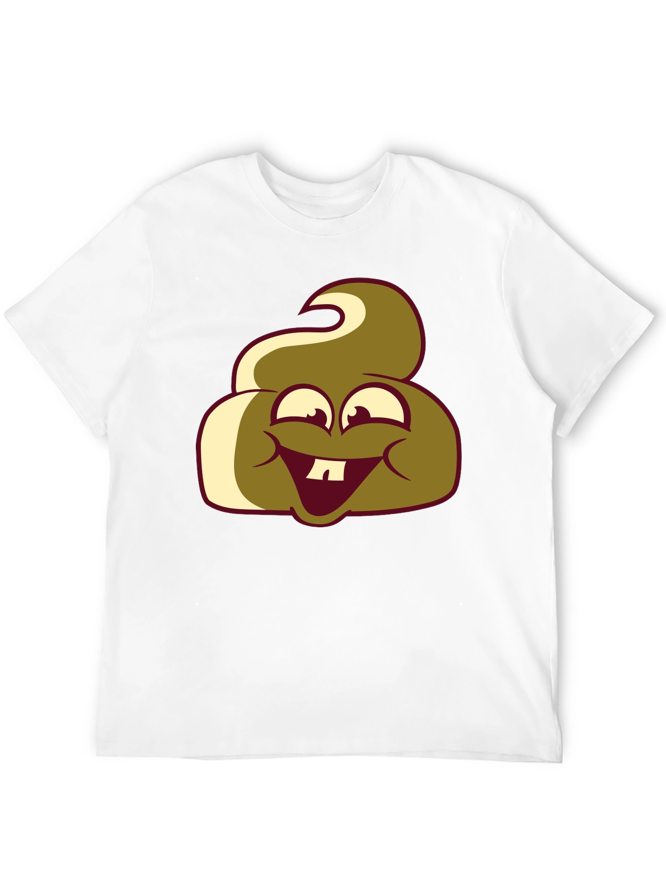 Funny Poop Emoji Graphic T-Shirt