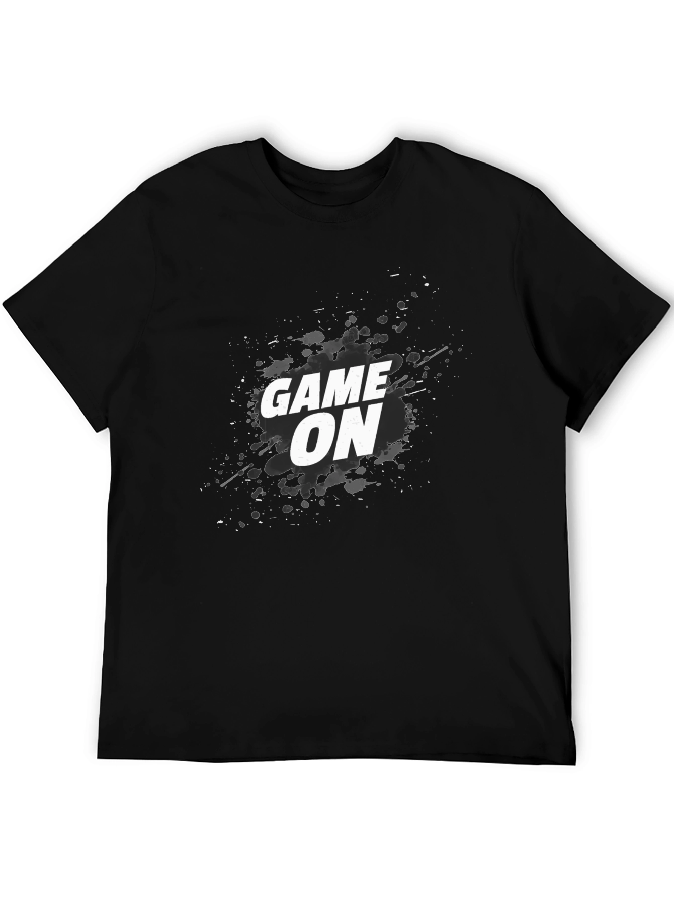 Game On Graphic Tee - Cool Casual Black T-Shirt