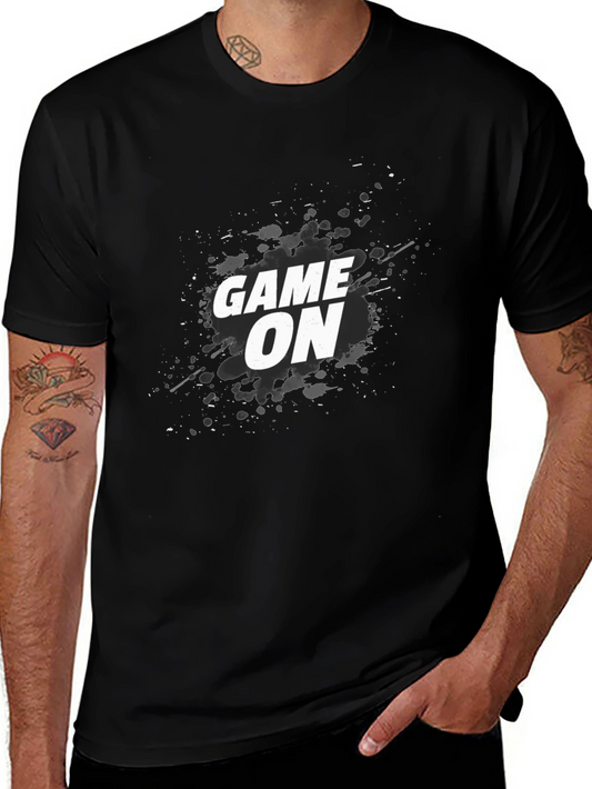 Game On Graphic Tee - Cool Casual Black T-Shirt