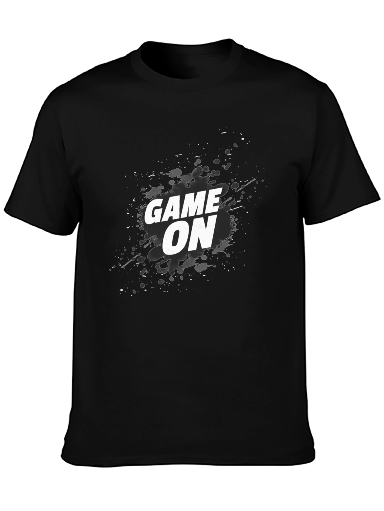 Game On Graphic Tee - Cool Casual Black T-Shirt