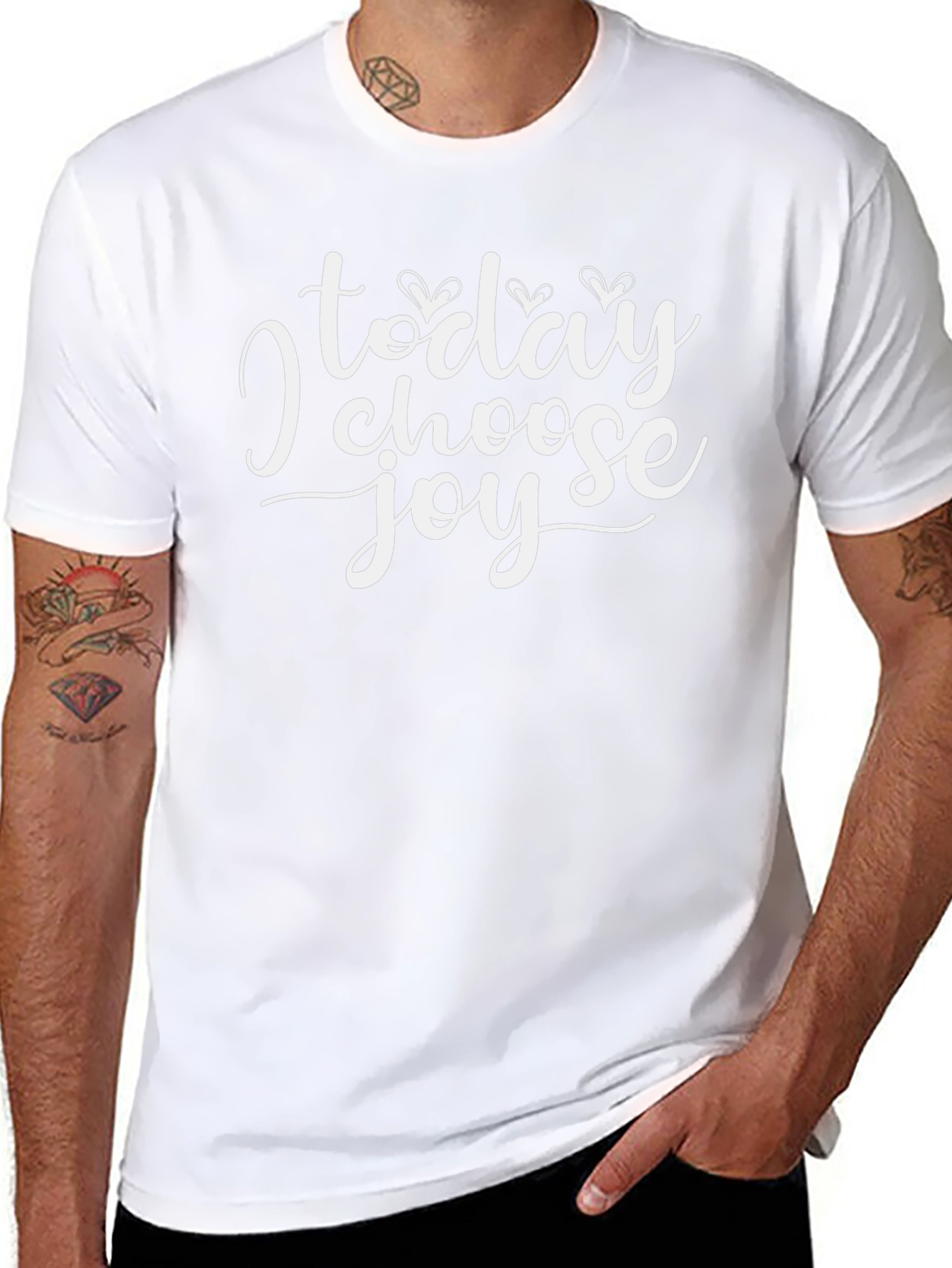Choose Joy Graphic Tee - Black