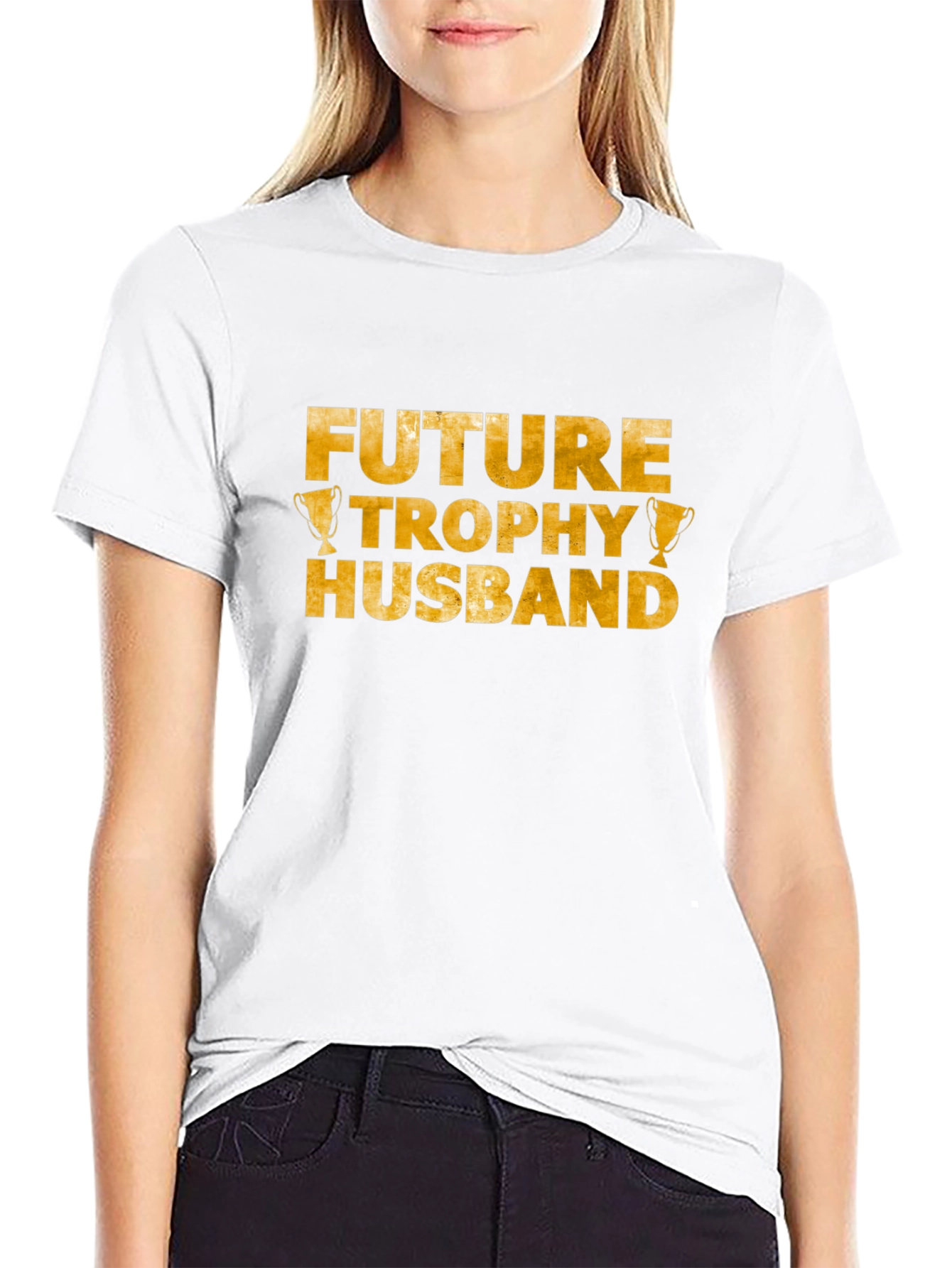 Future Trophy Husband Graphic Tee - Black