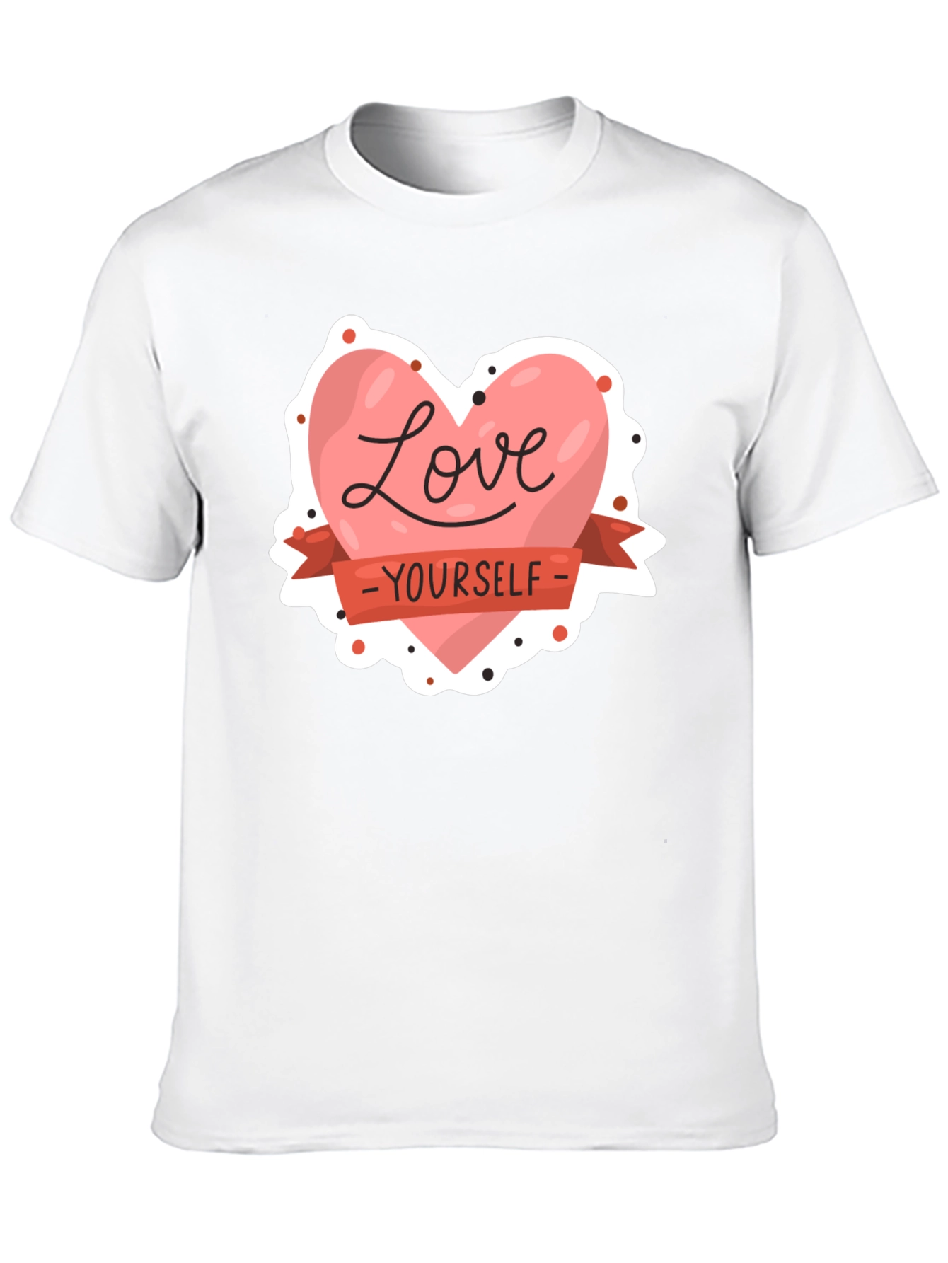 Love Yourself Graphic Tee - Stylish Black Shirt