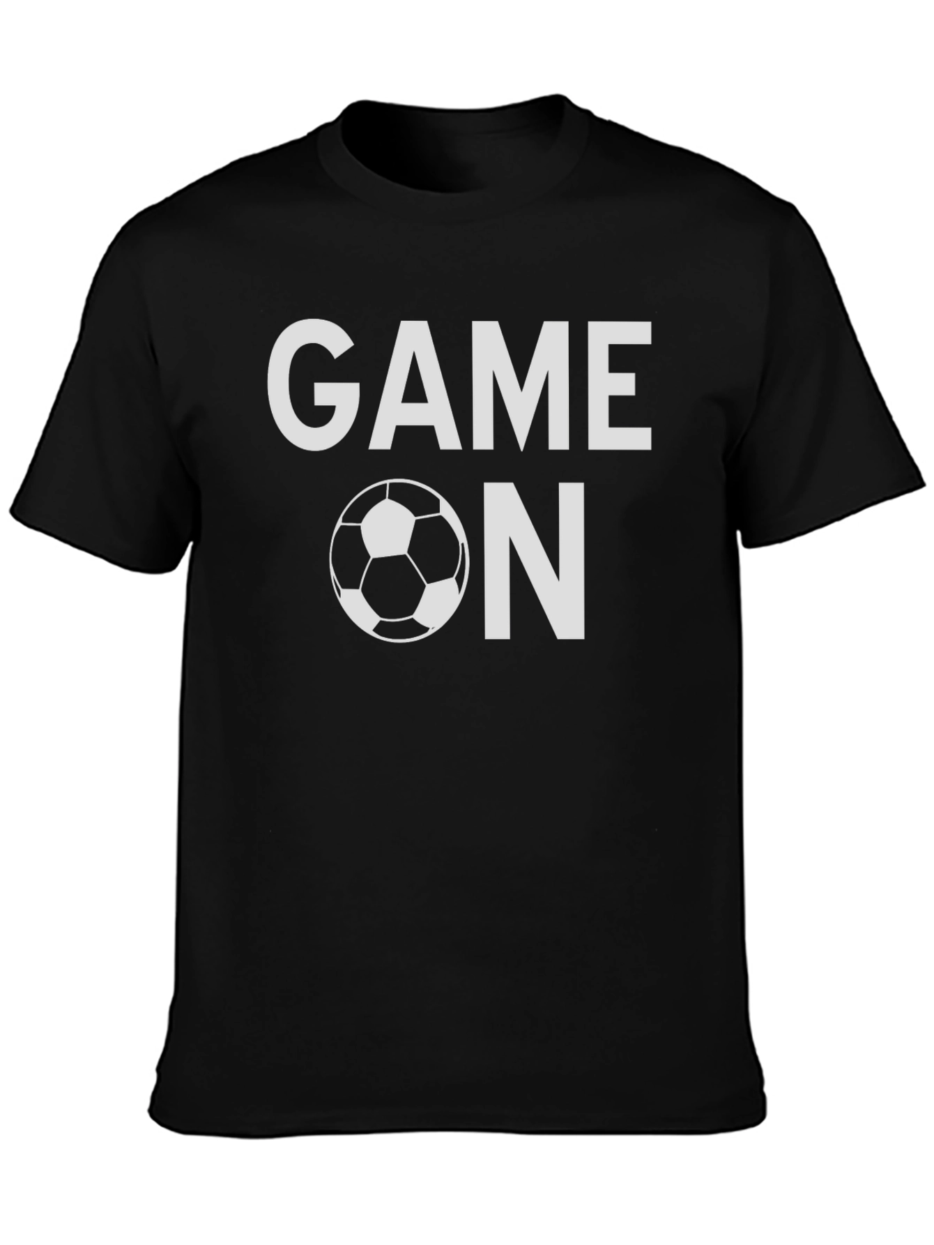 Game On Soccer T-Shirt - Black Classic Fit