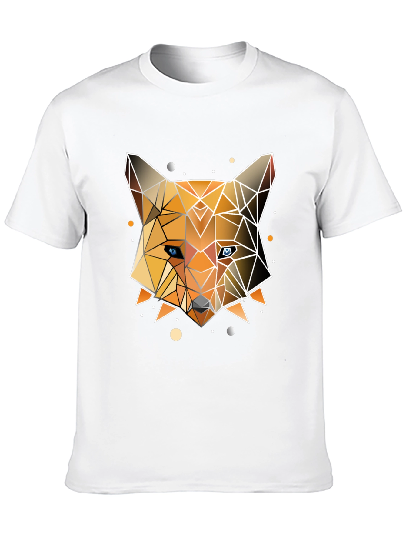 Geometric Fox Graphic Tee - Modern Design