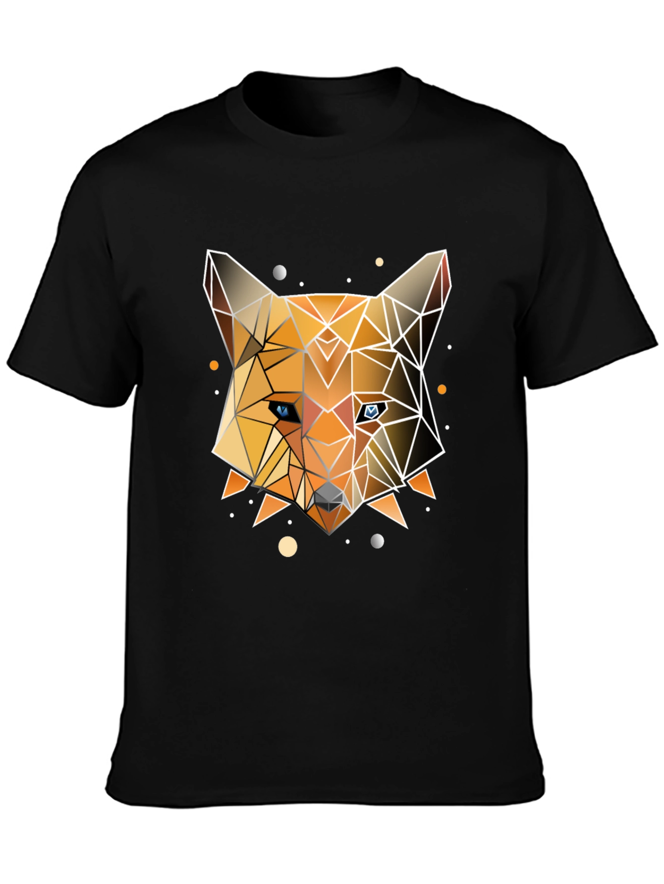 Geometric Fox Graphic Tee - Modern Design