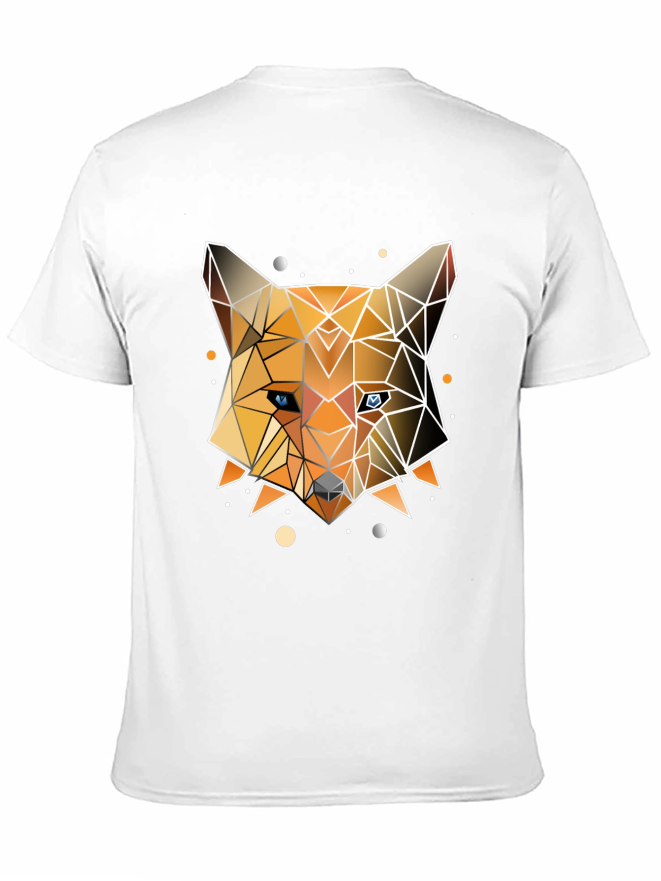 Geometric Fox Graphic Tee - Modern Design
