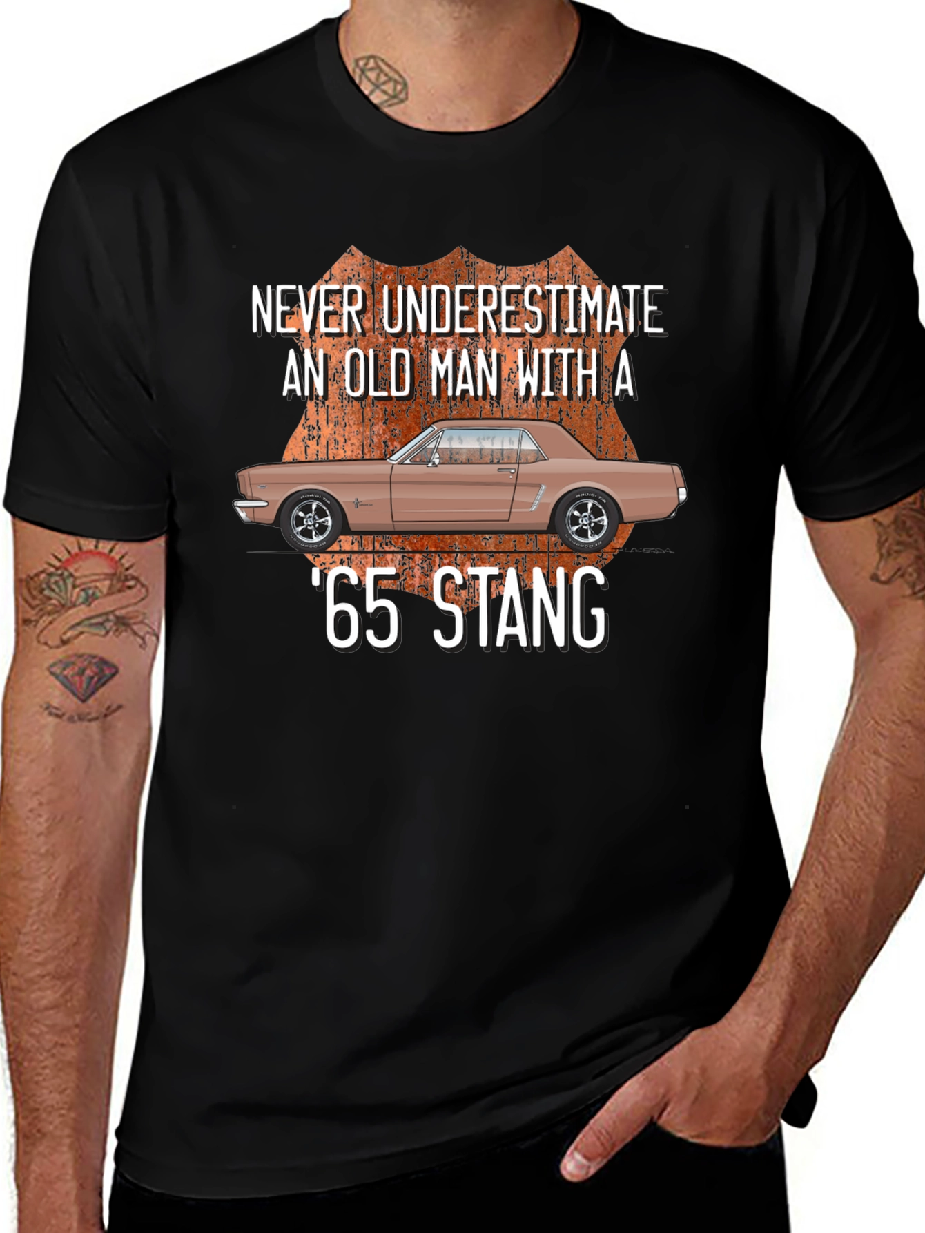 Never Underestimate 65 Stang T-Shirt