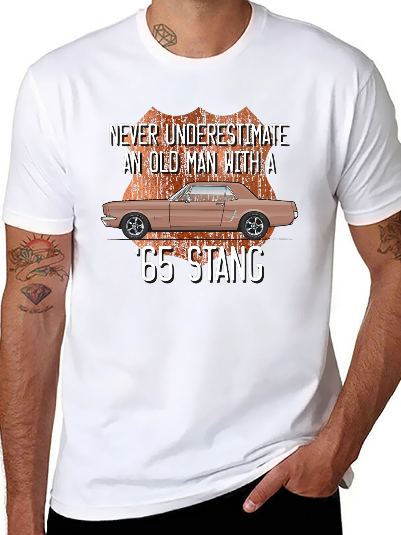 Never Underestimate 65 Stang T-Shirt
