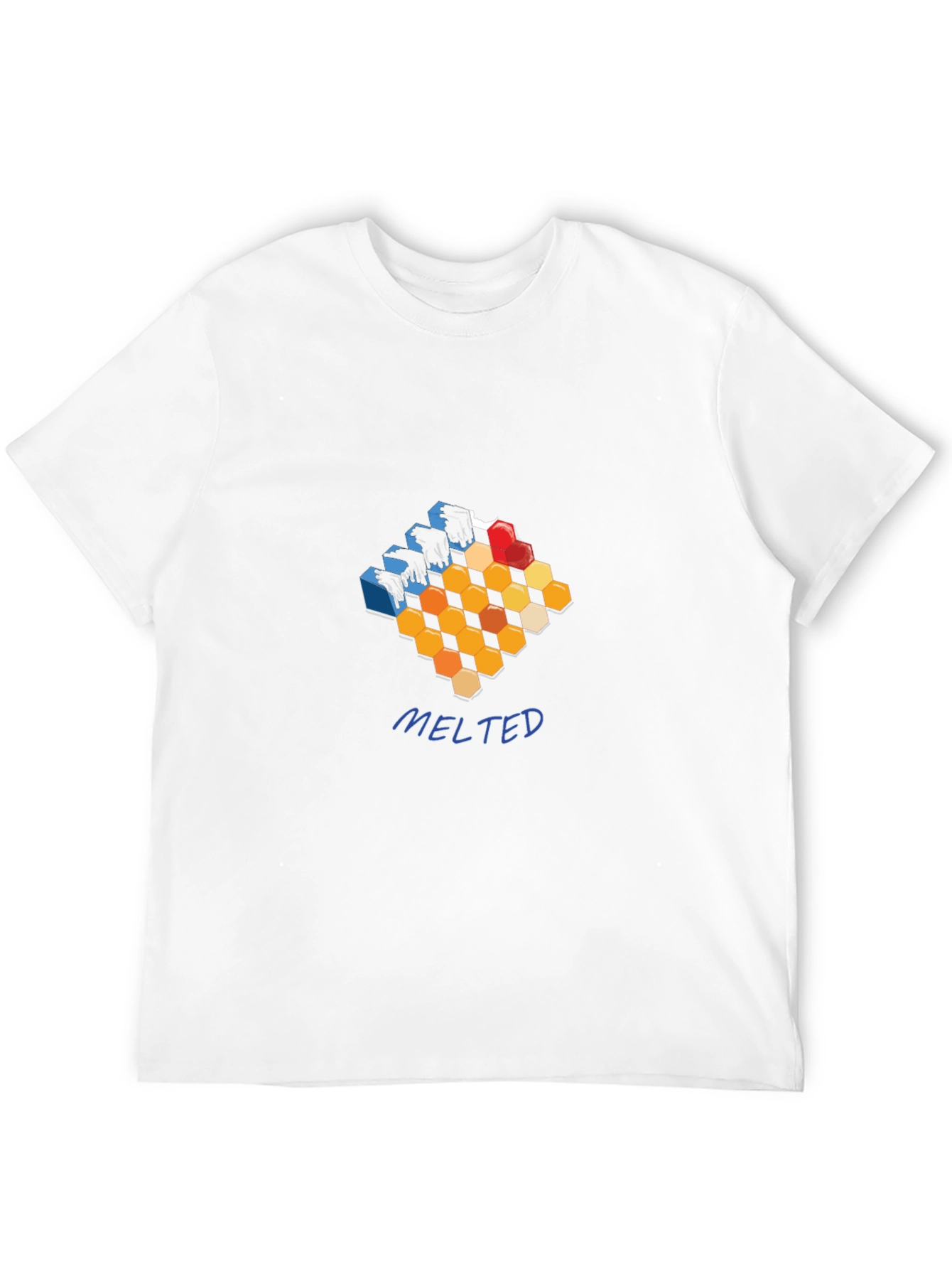 Abstract Melted Graphic Tee