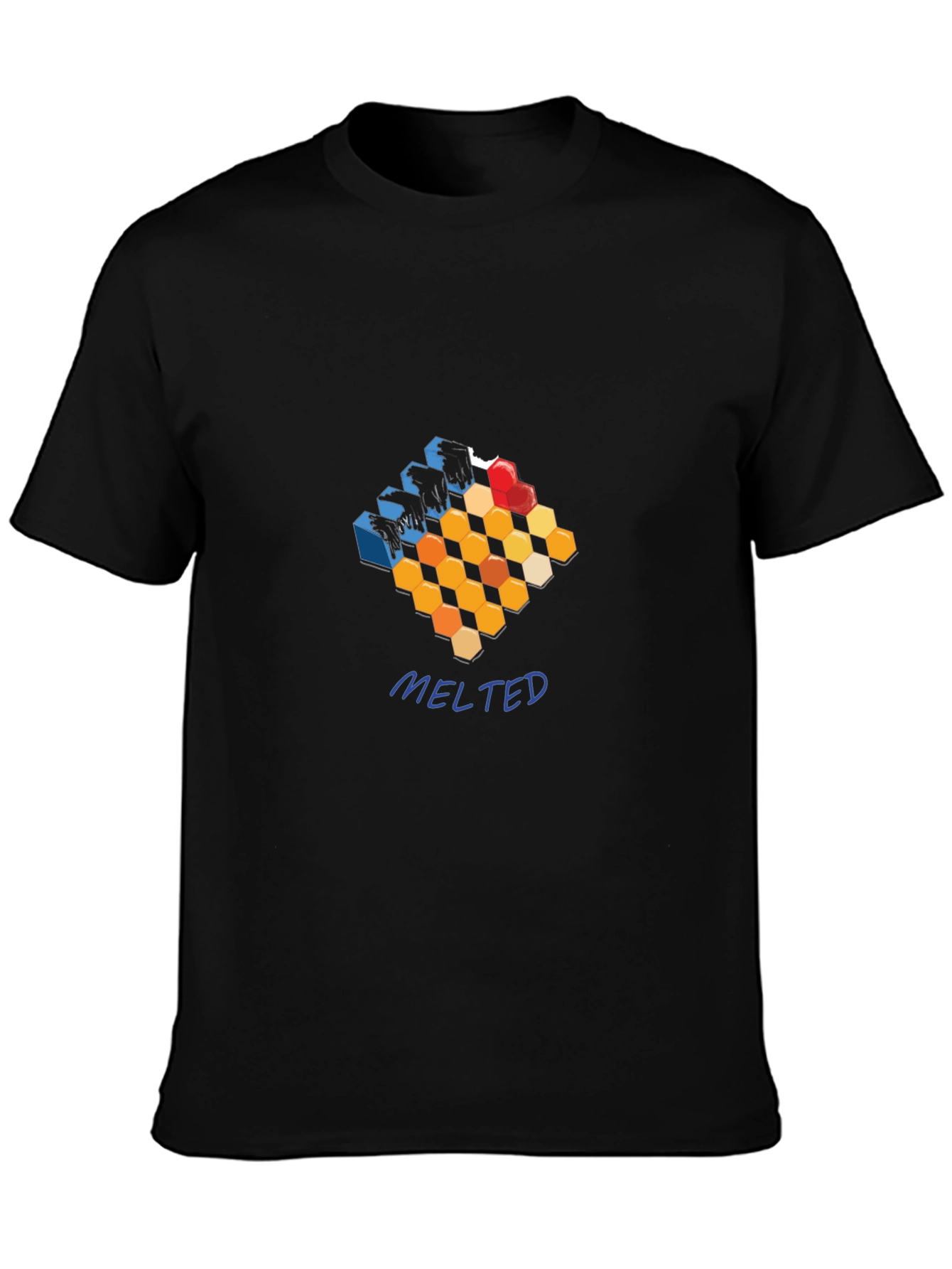 Abstract Melted Graphic Tee