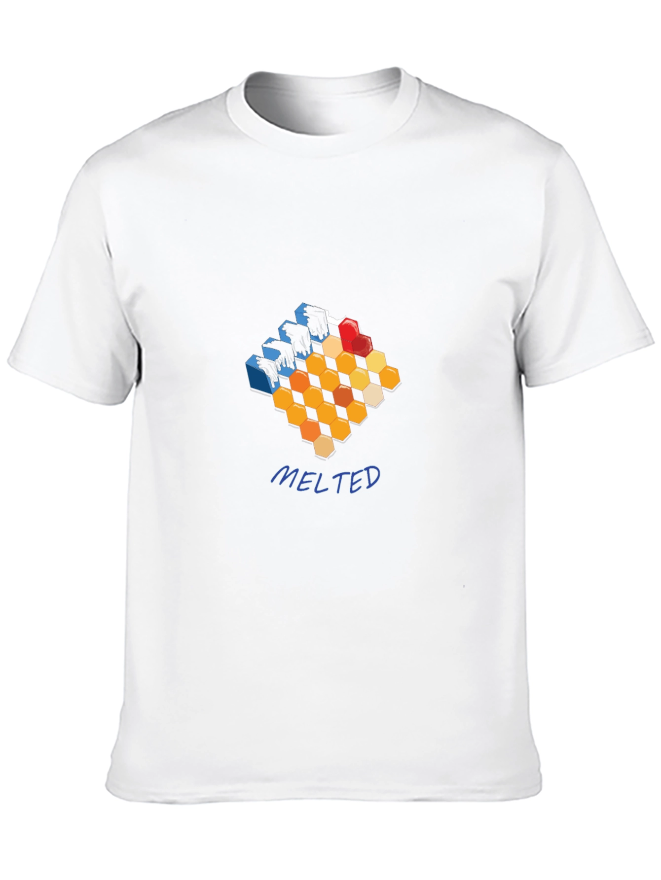 Abstract Melted Graphic Tee