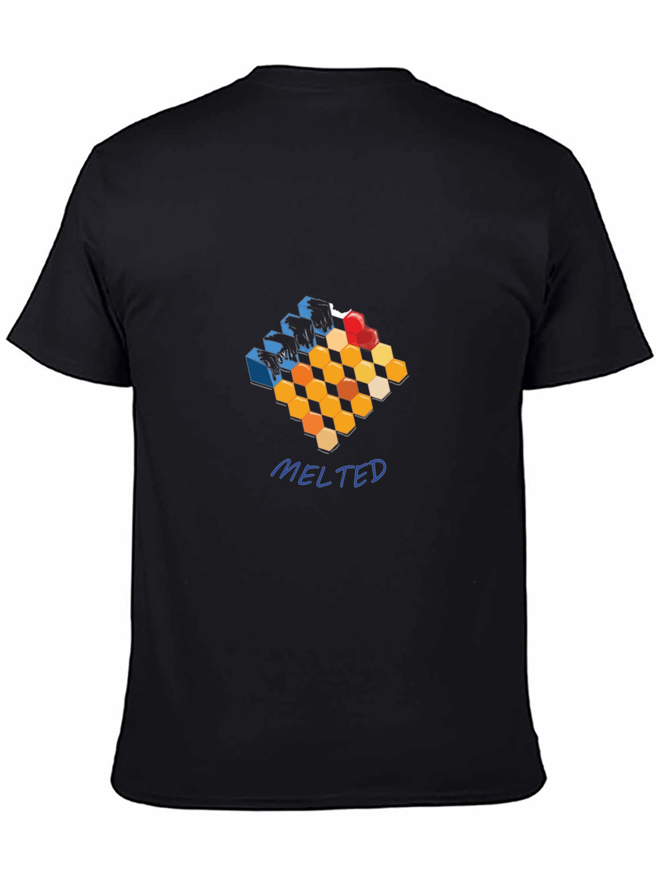 Abstract Melted Graphic Tee