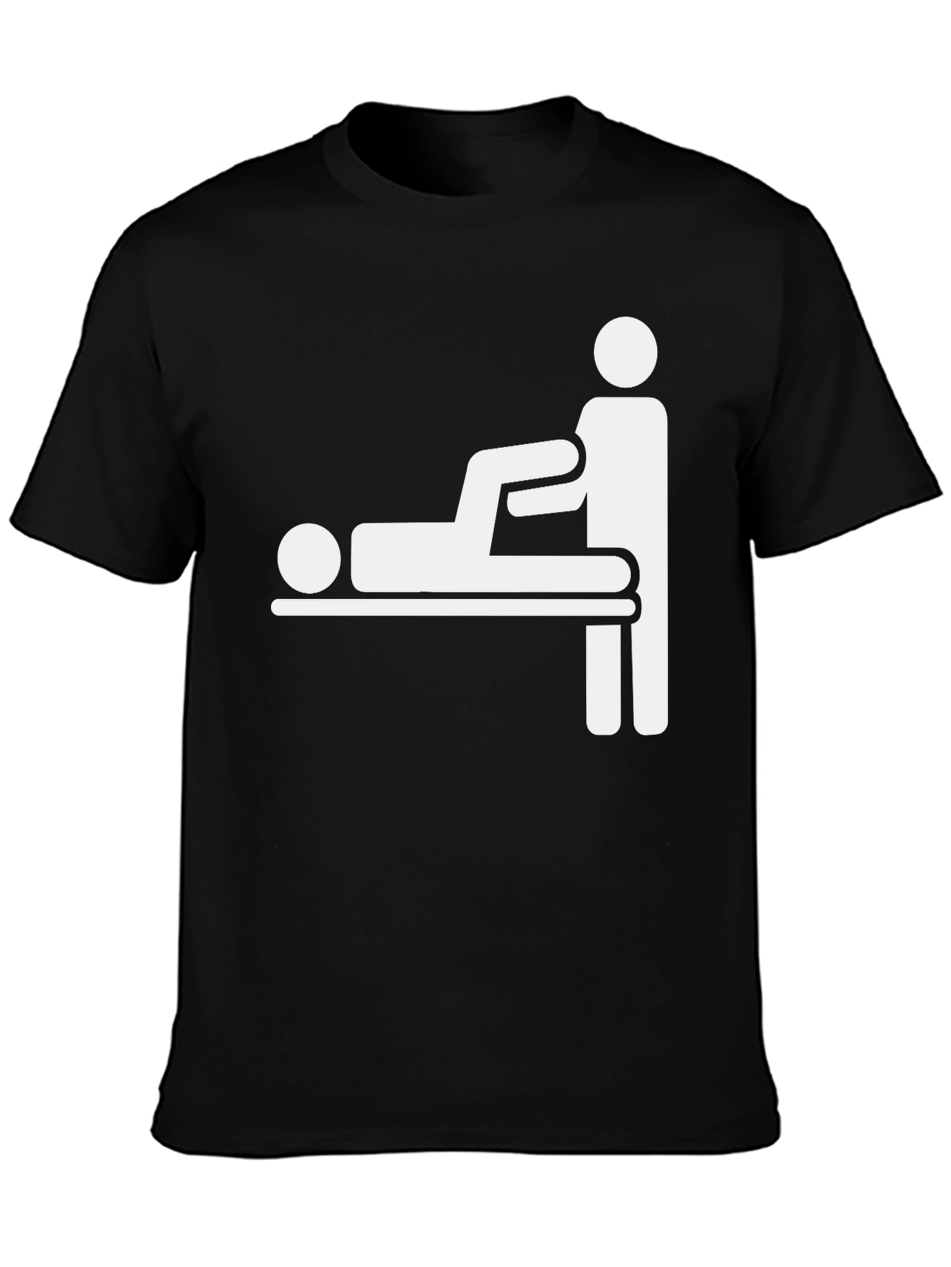 Funny Physiotherapy T-Shirt - Black Cotton Tee