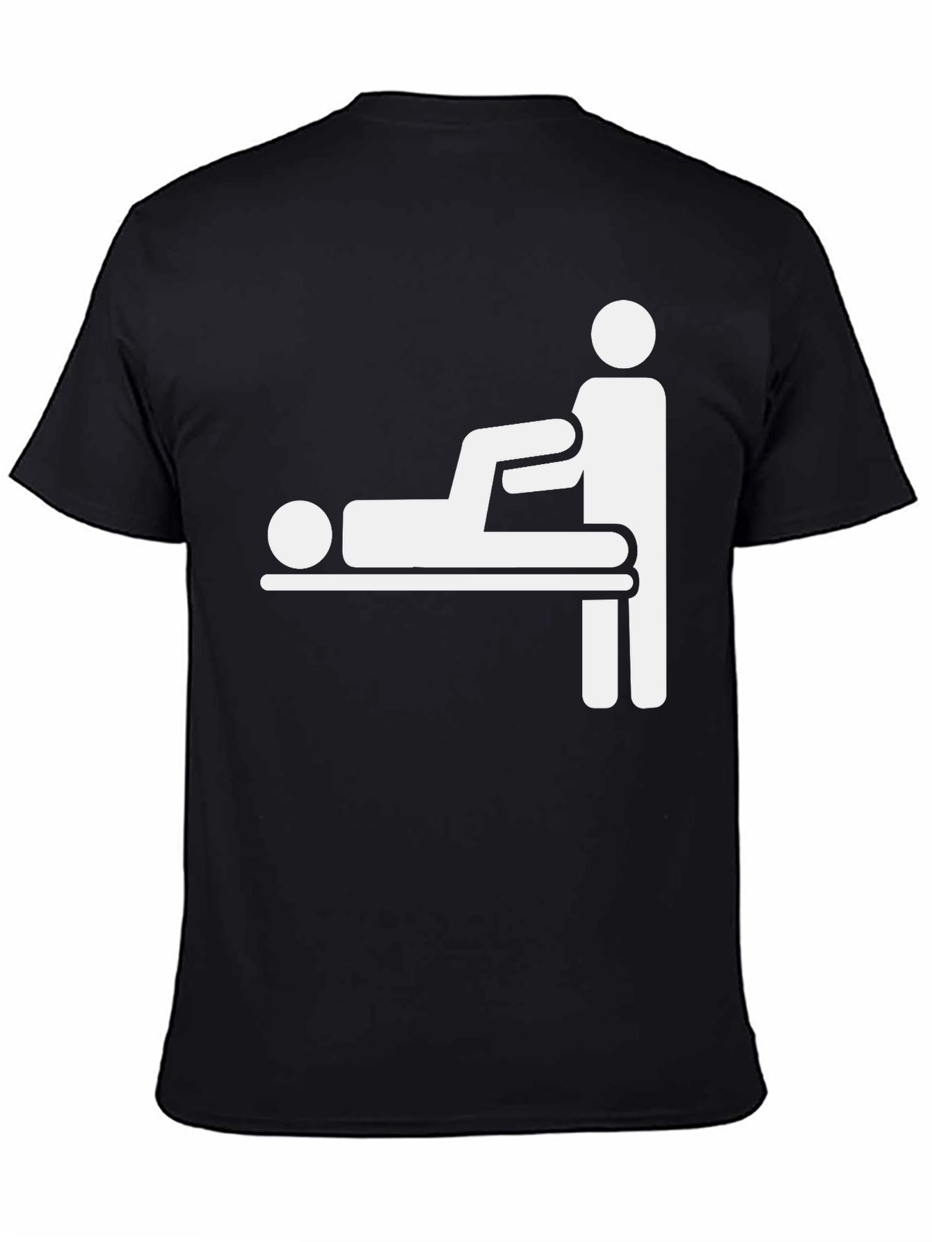 Funny Physiotherapy T-Shirt - Black Cotton Tee