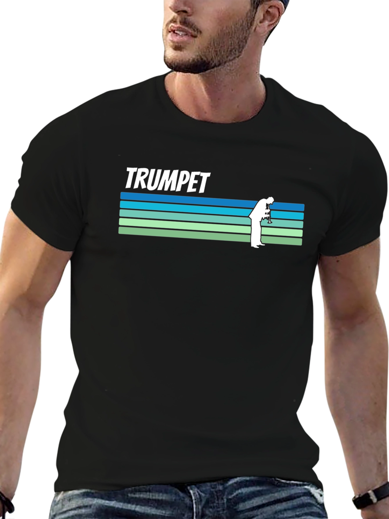 Trumpet Player Graphic T-Shirt