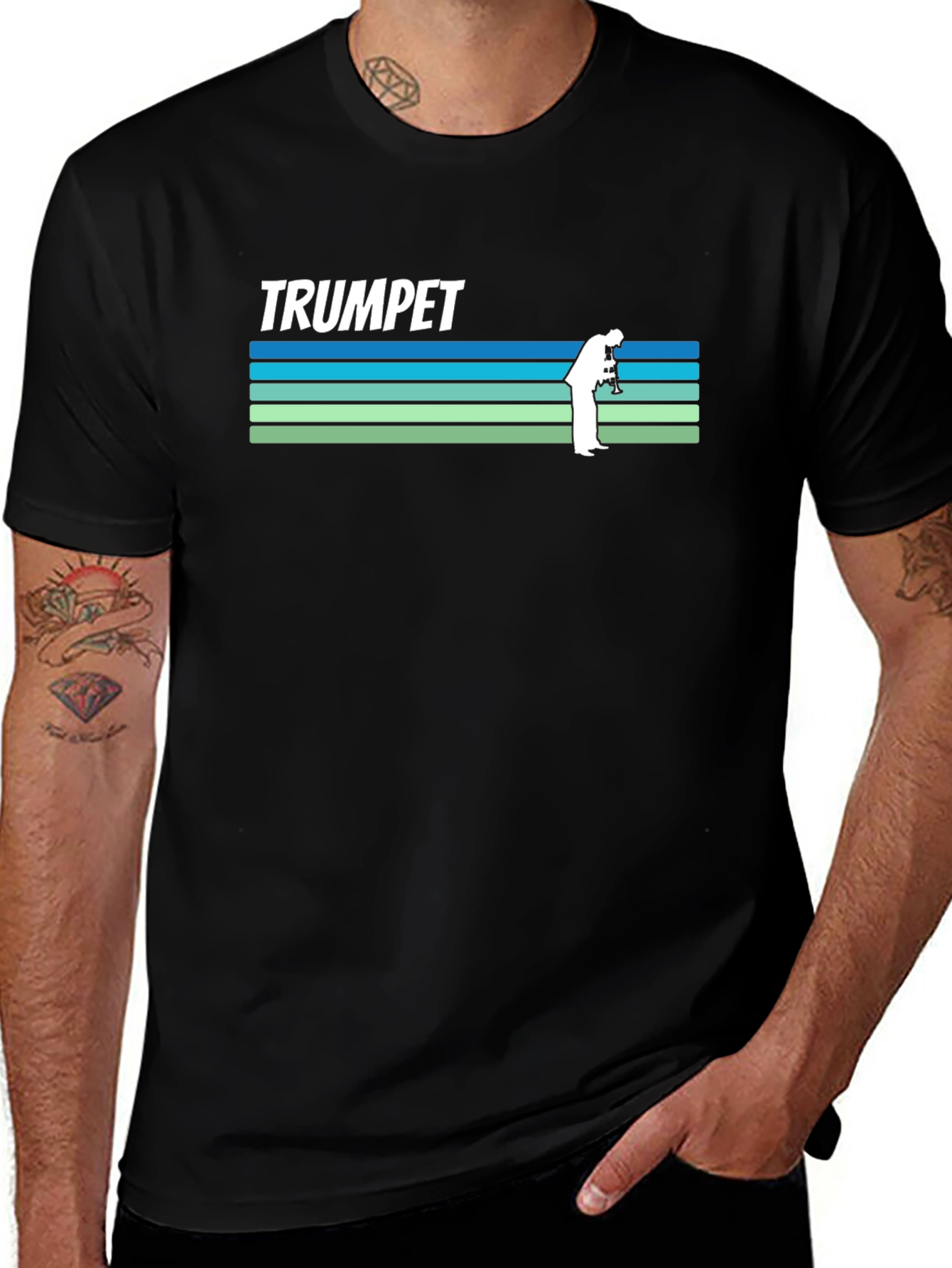 Trumpet Player Graphic T-Shirt