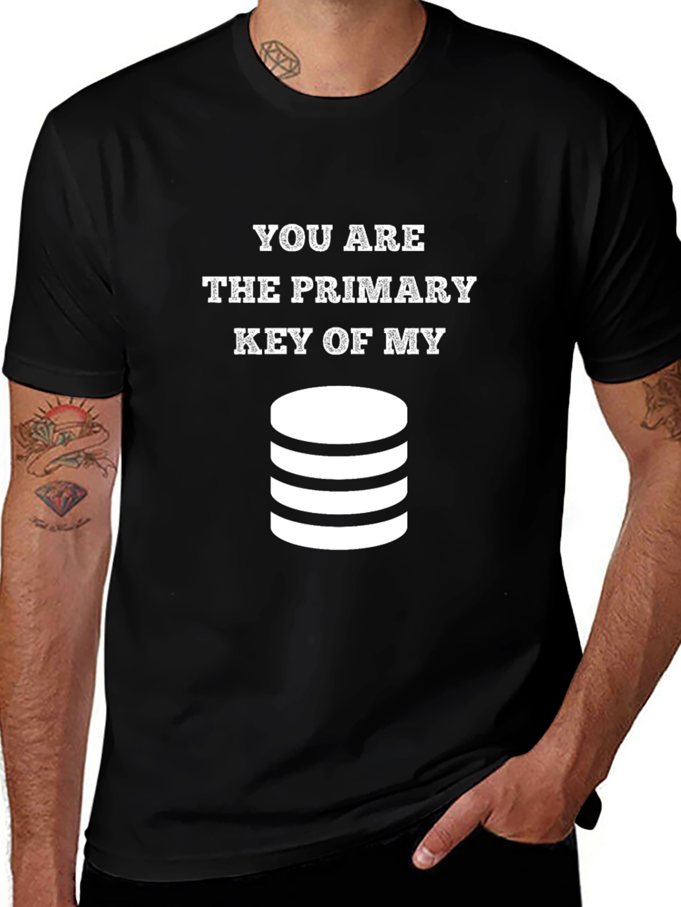 Primary Key T-Shirt - Database Love