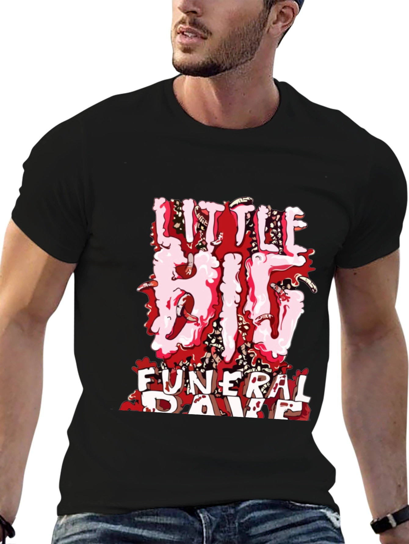 Little Big Funeral Rave Black T-Shirt