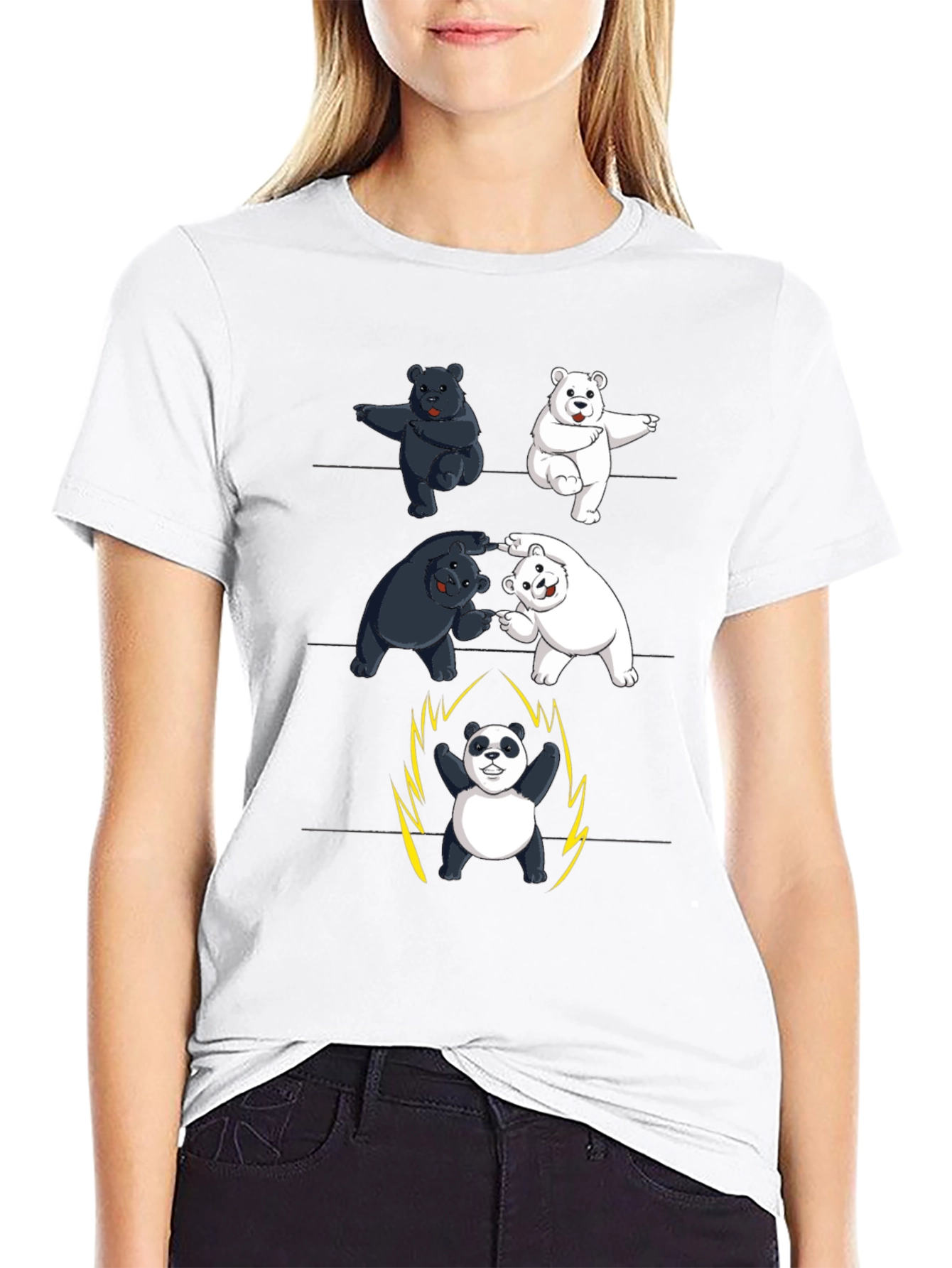Fusion Dance Bear Power-Up T-Shirt