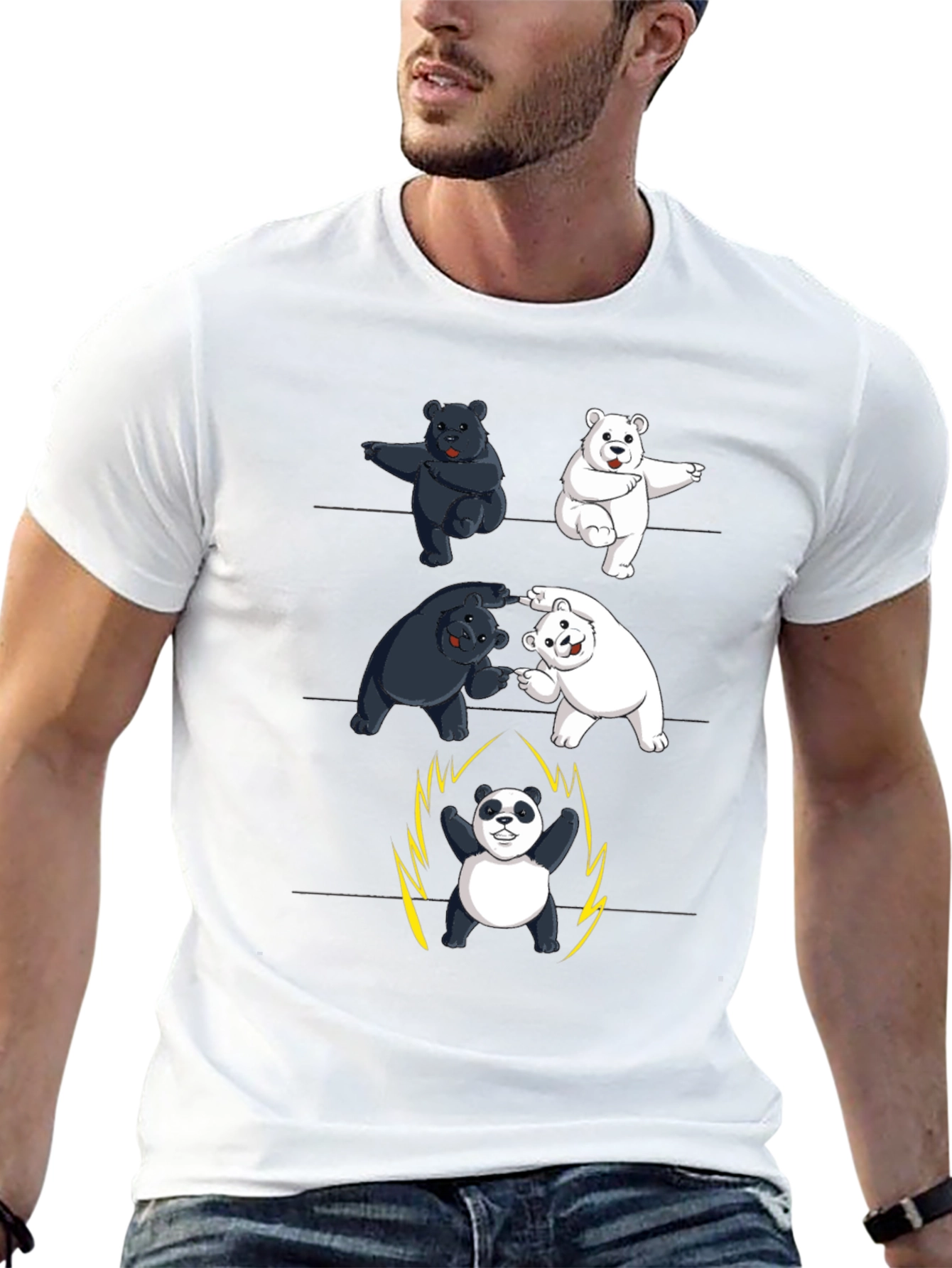 Fusion Dance Bear Power-Up T-Shirt