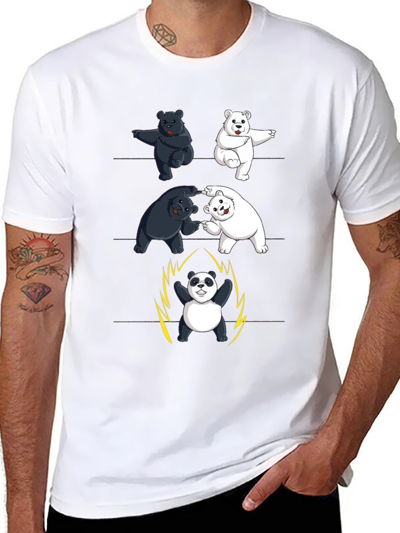 Fusion Dance Bear Power-Up T-Shirt