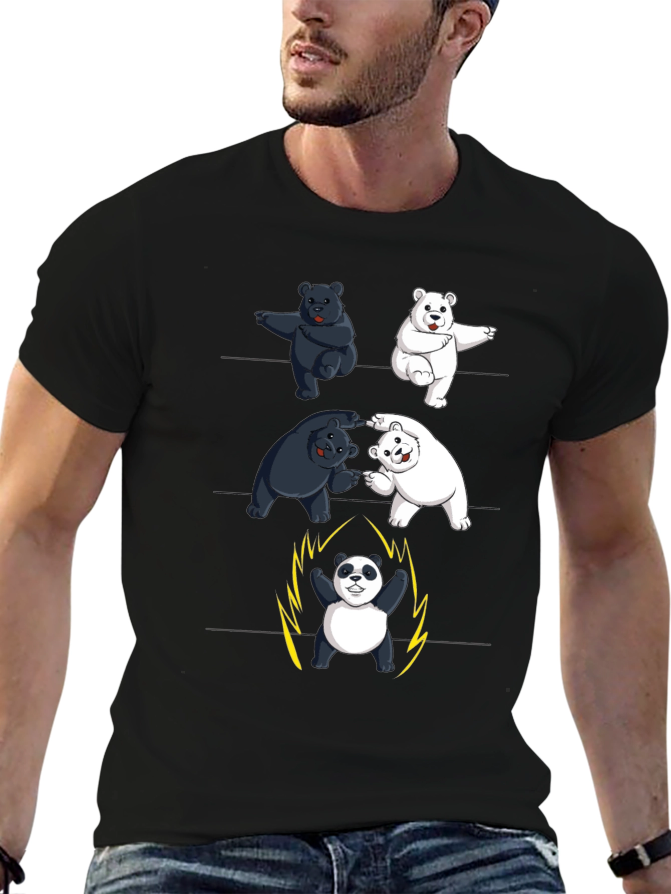 Fusion Dance Bear Power-Up T-Shirt