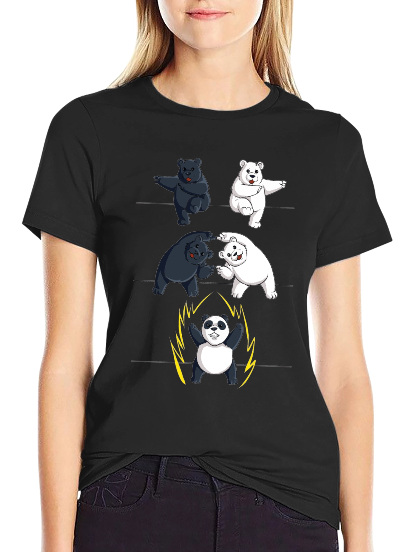 Fusion Dance Bear Power-Up T-Shirt