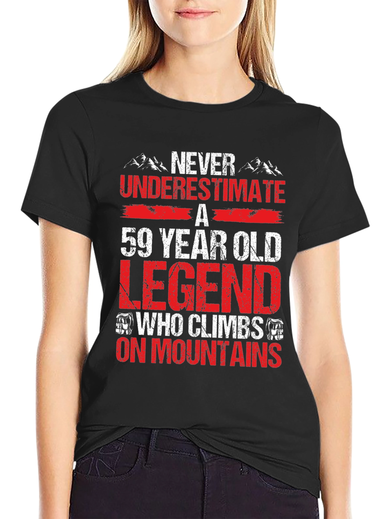 59 Year Old Legend Climber T-Shirt