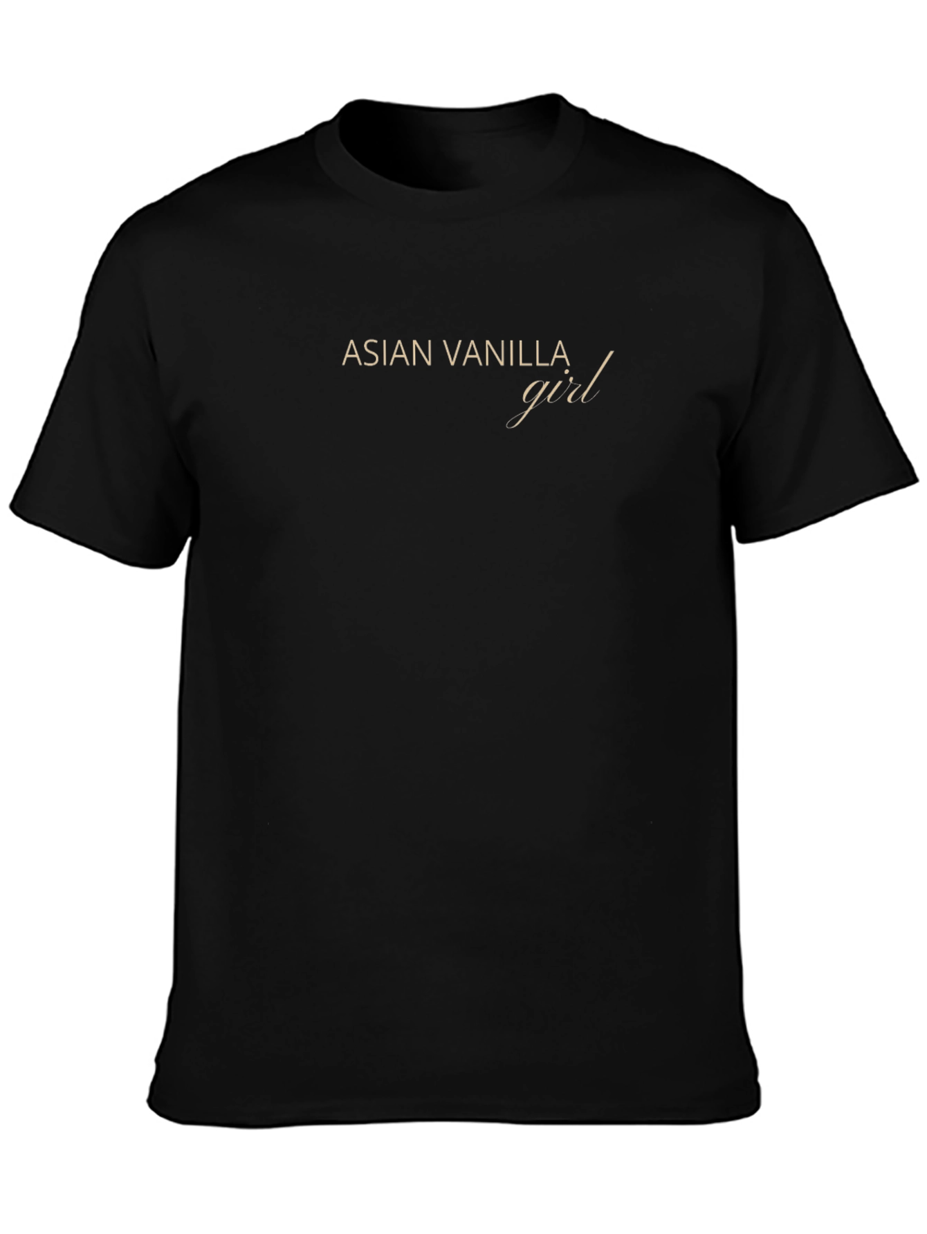 Asian Vanilla Girl Graphic Tee - Soft Cotton Blend