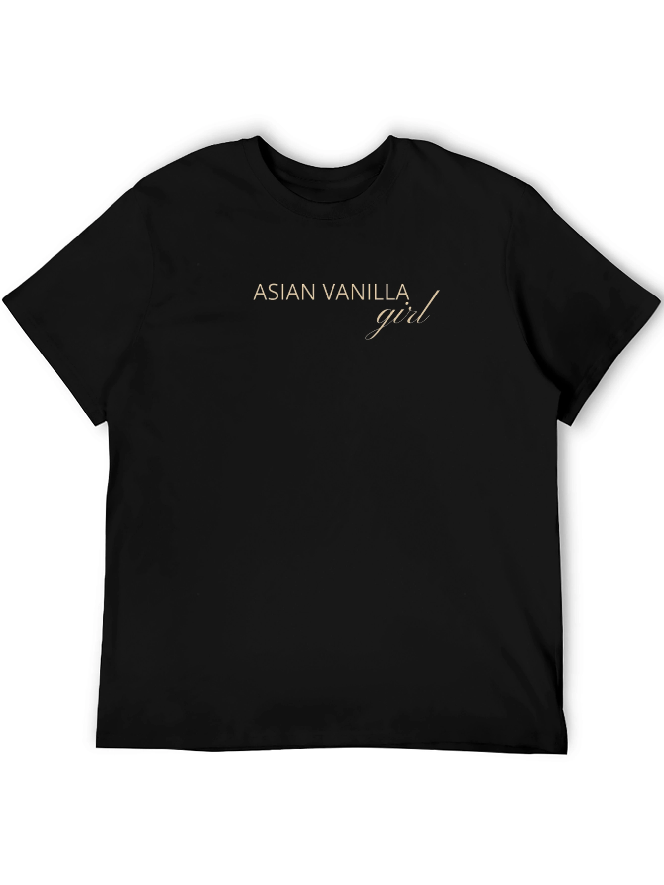 Asian Vanilla Girl Graphic Tee - Soft Cotton Blend