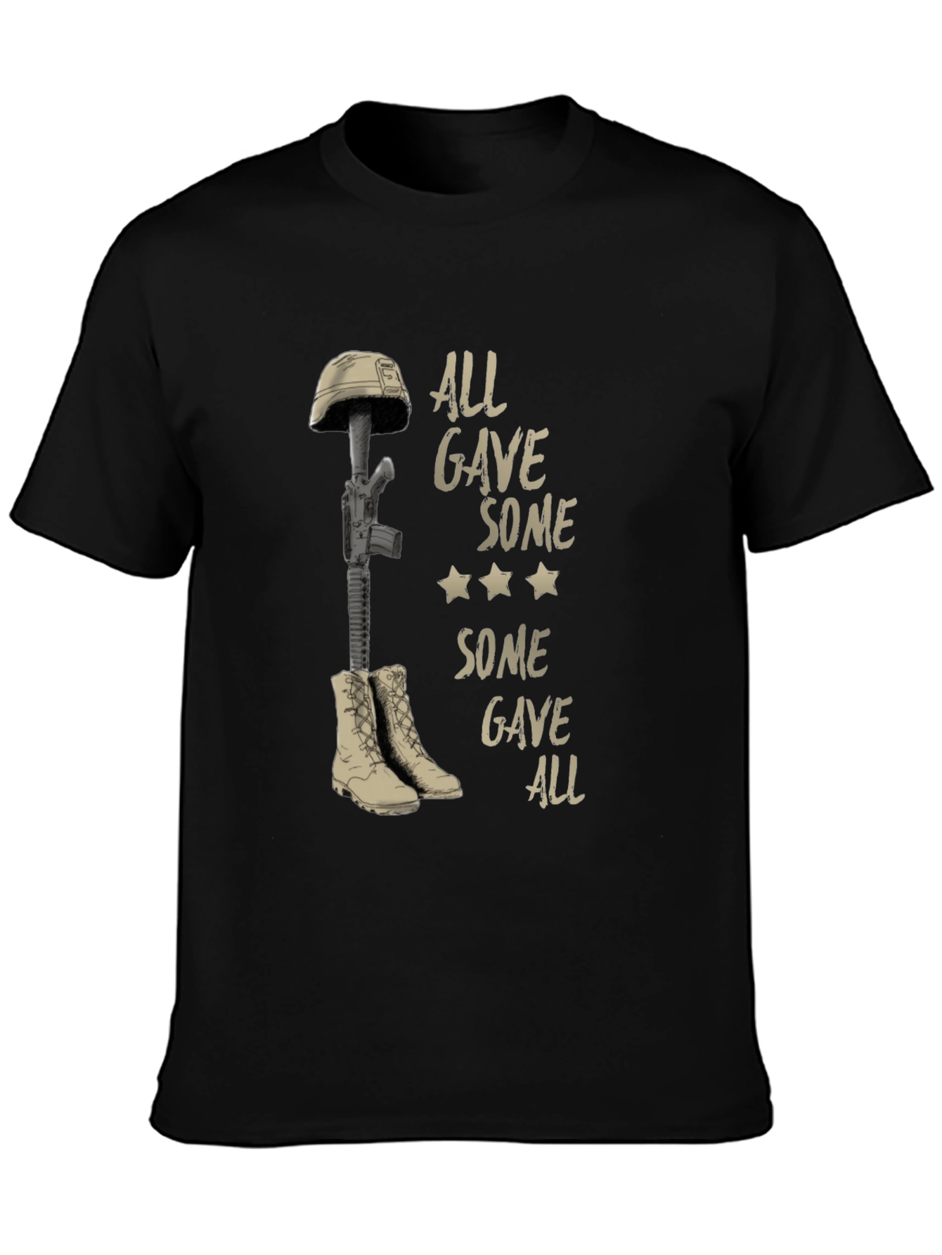 All Gave Some T-Shirt - Military Memorial Tee