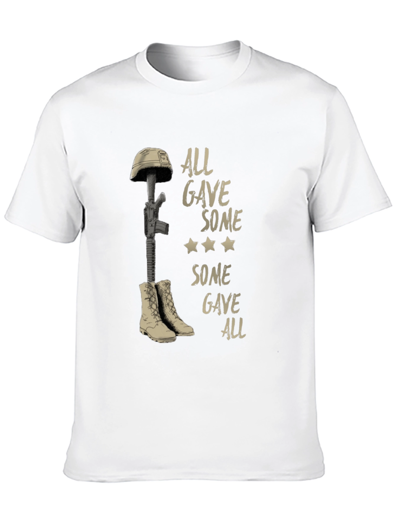 All Gave Some T-Shirt - Military Memorial Tee