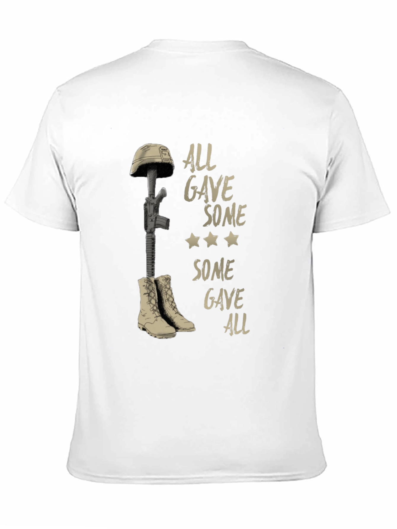 All Gave Some T-Shirt - Military Memorial Tee