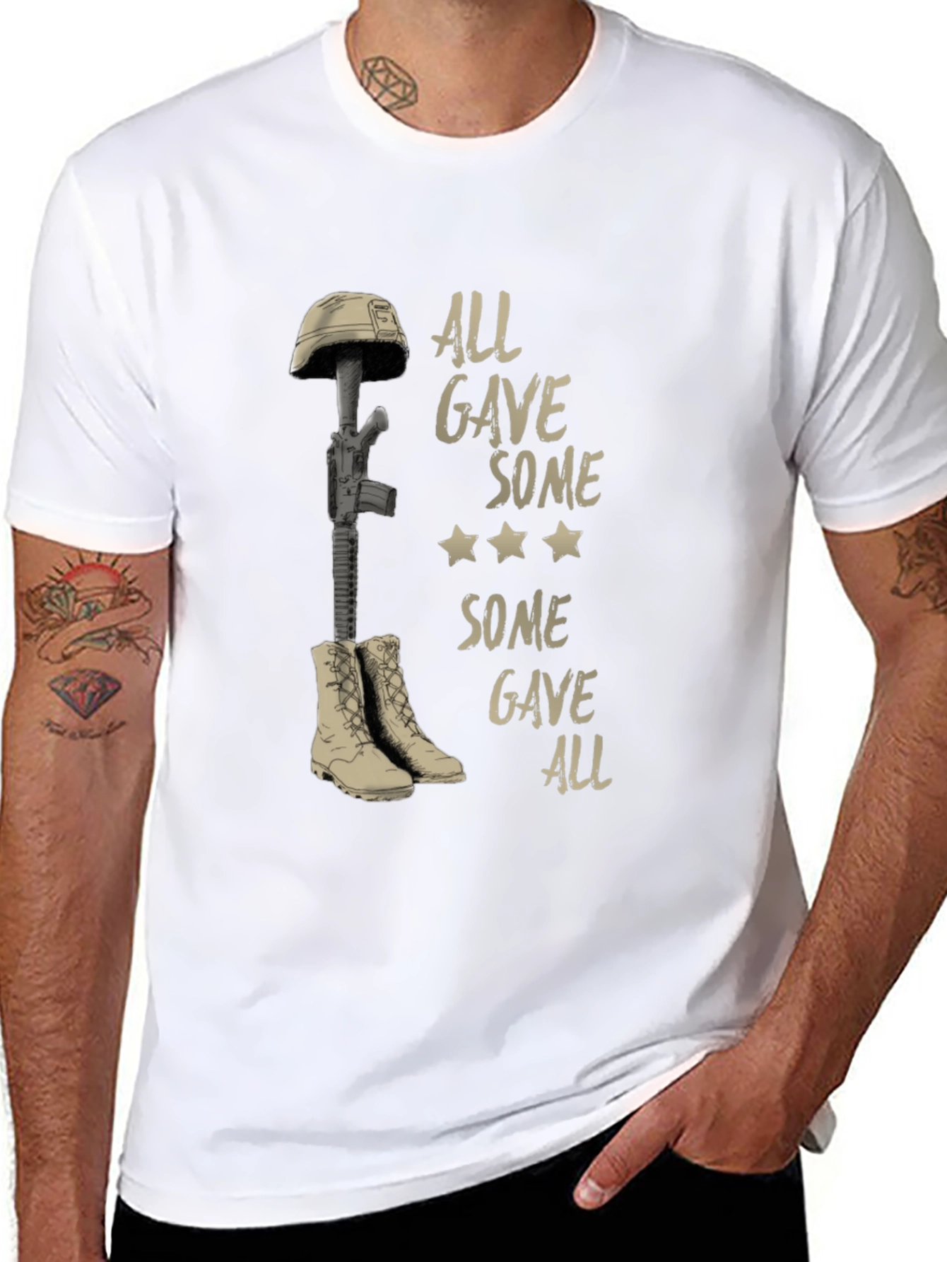 All Gave Some T-Shirt - Military Memorial Tee
