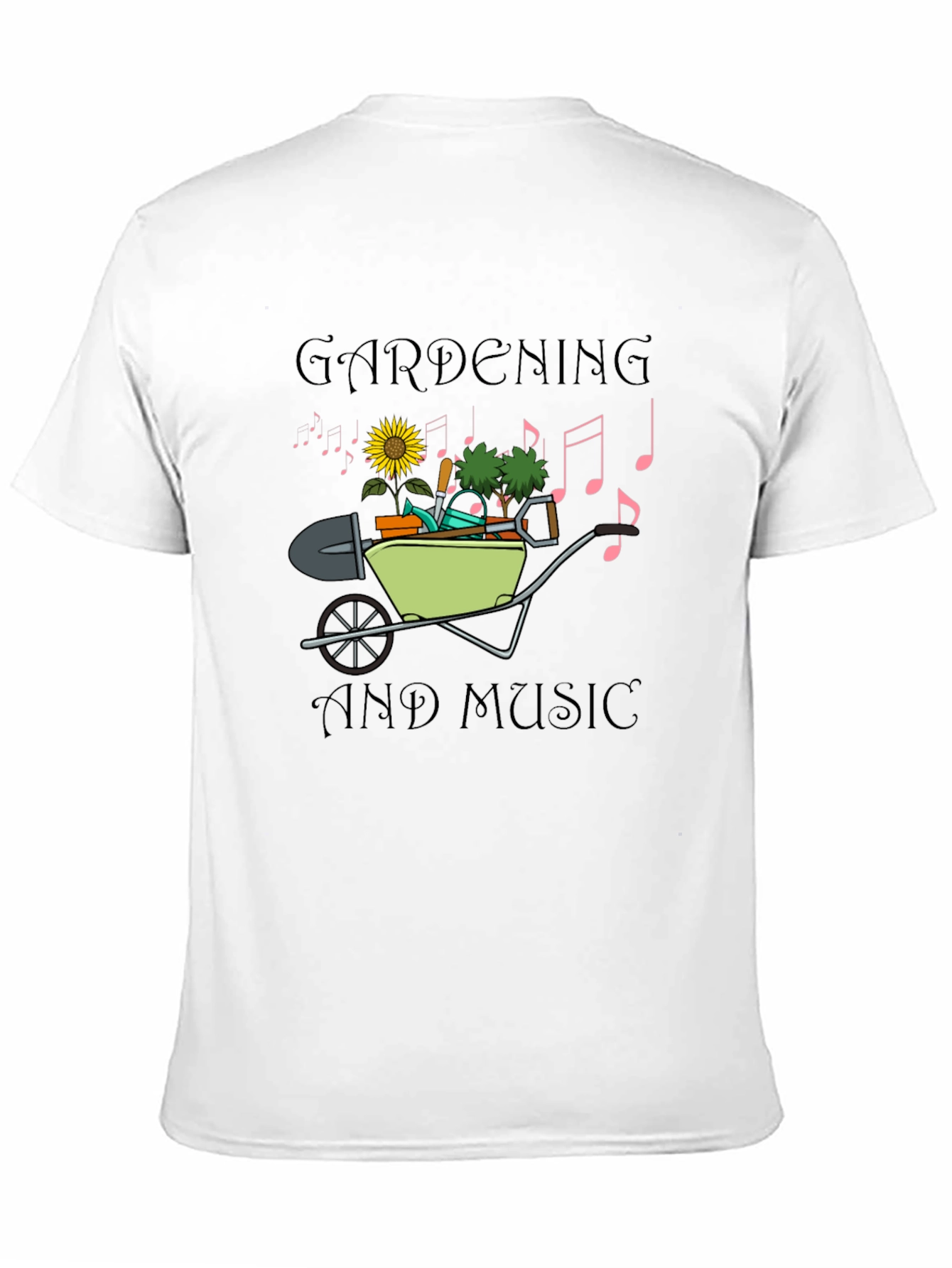Gardening and Music Graphic Tee