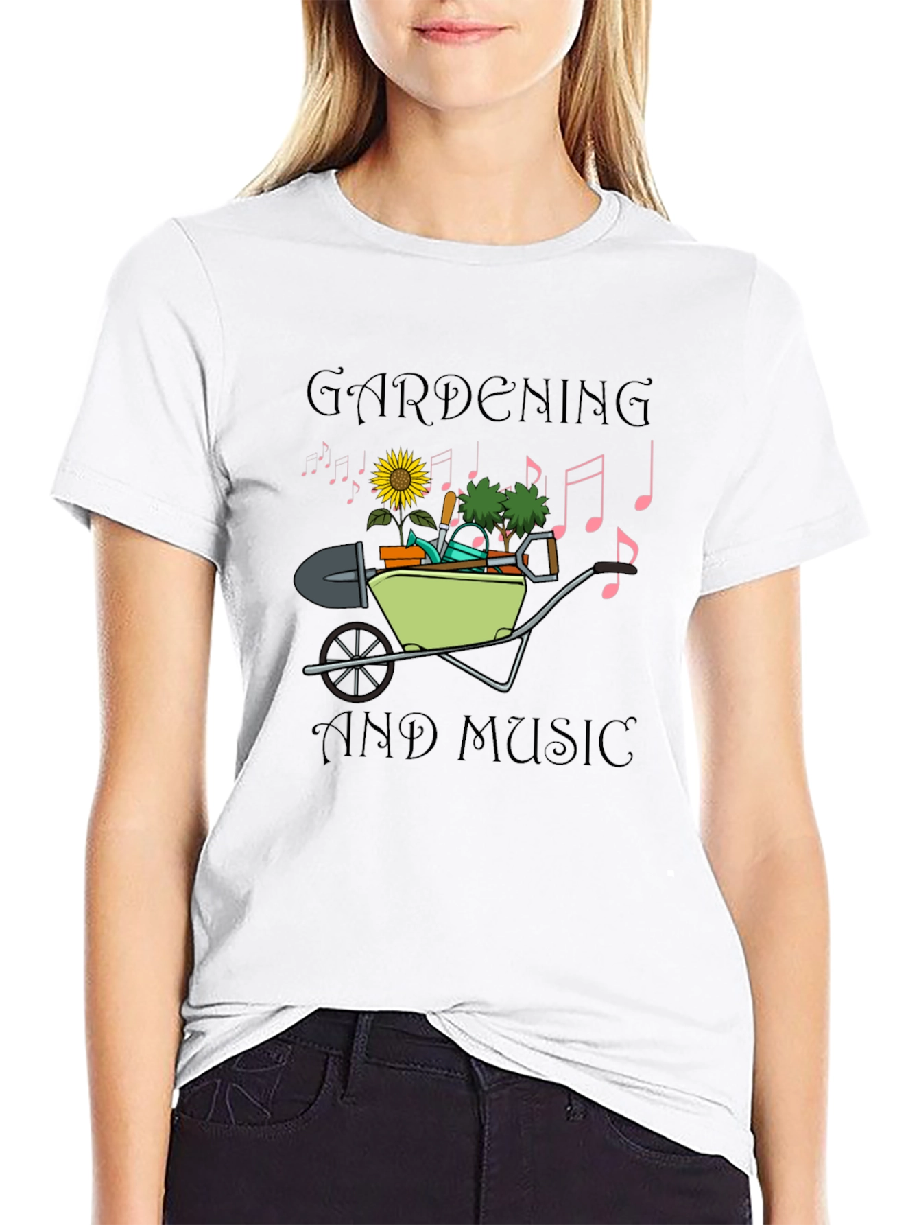 Gardening and Music Graphic Tee