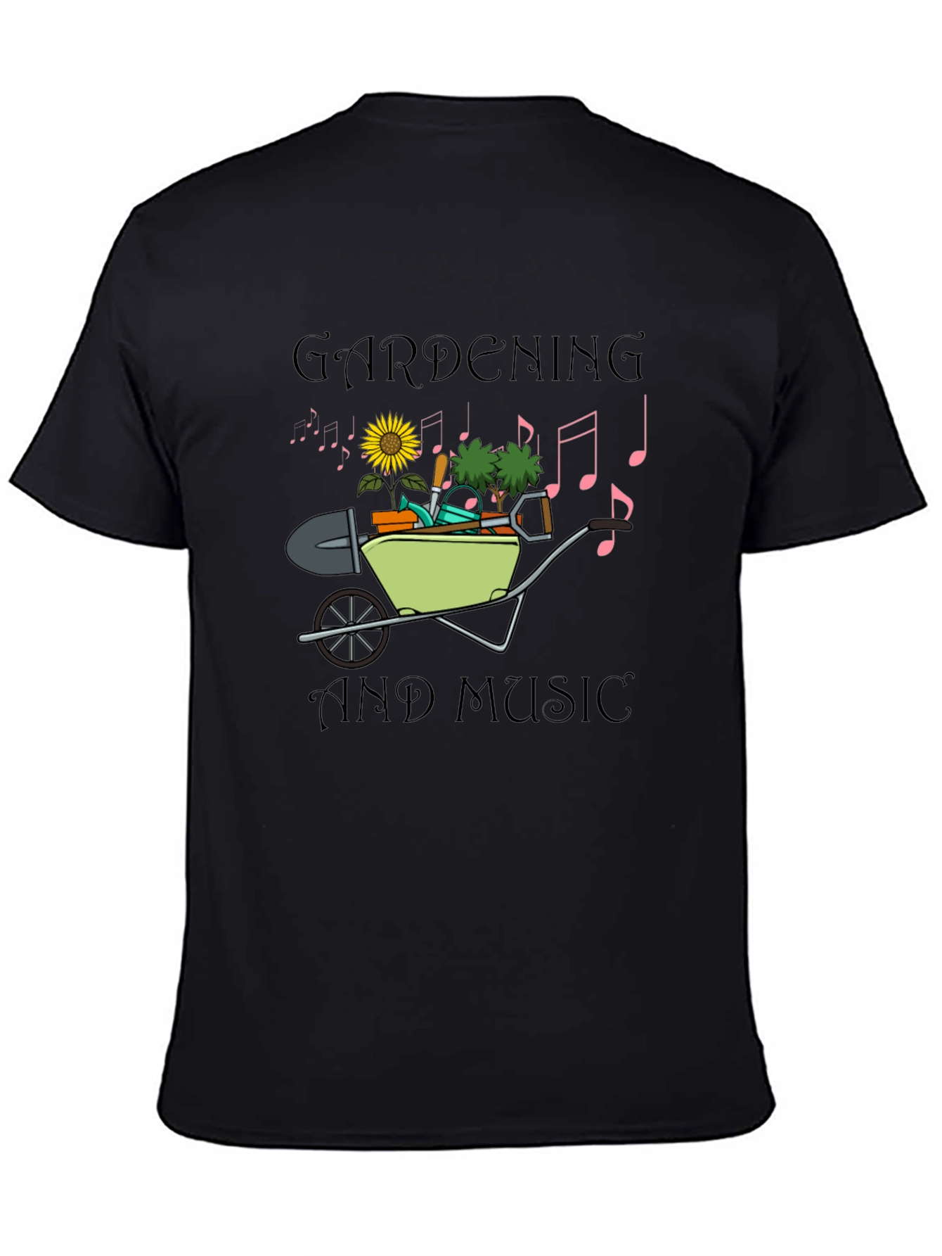Gardening and Music Graphic Tee