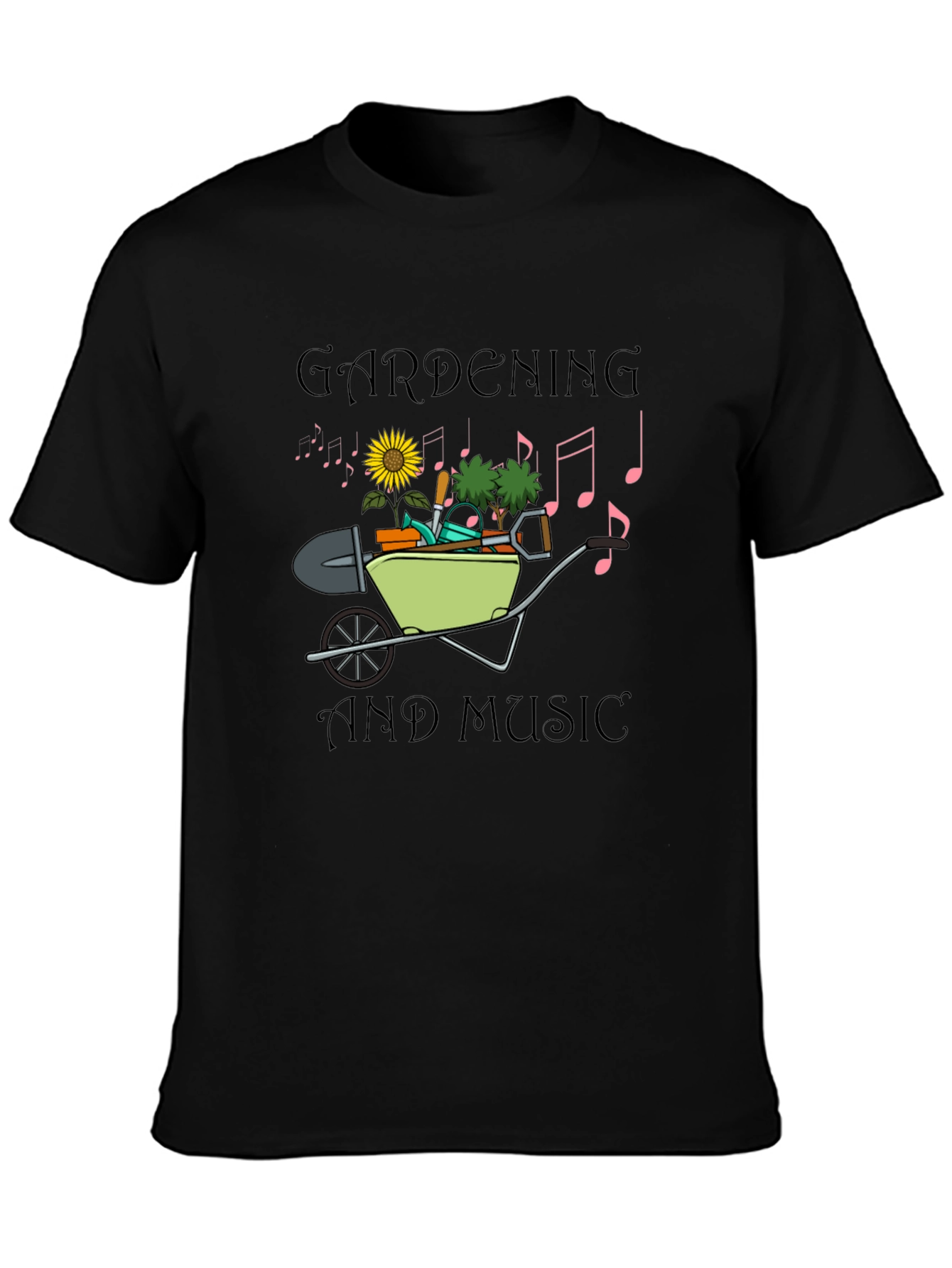 Gardening and Music Graphic Tee